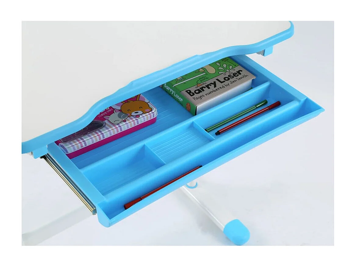 Bureau & Chaise Enfant "Comfortline" 66cm Bleu