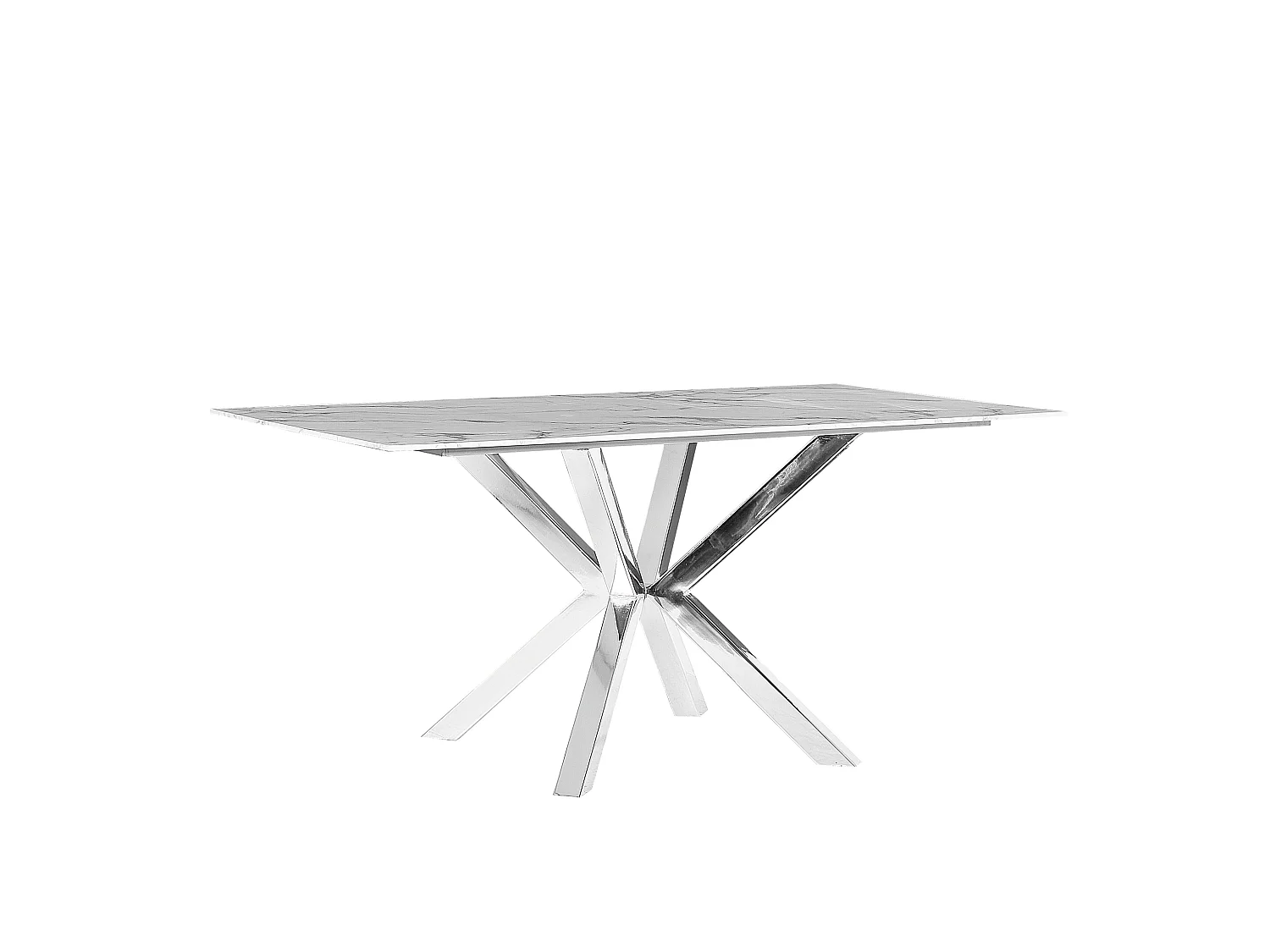 Eettafel SABROSA Zilver 160 cm 90 cm