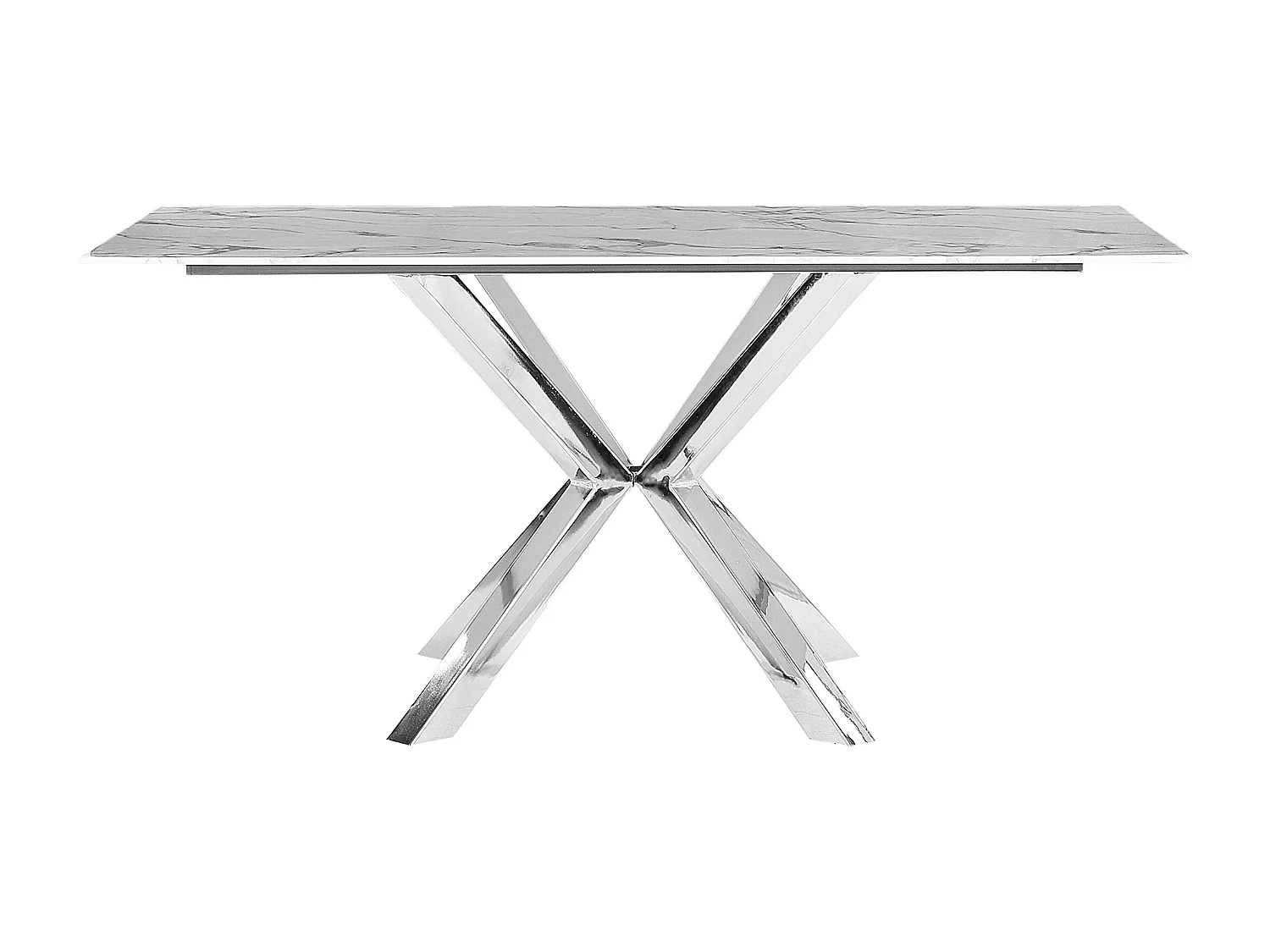 Eettafel SABROSA Zilver 160 cm 90 cm
