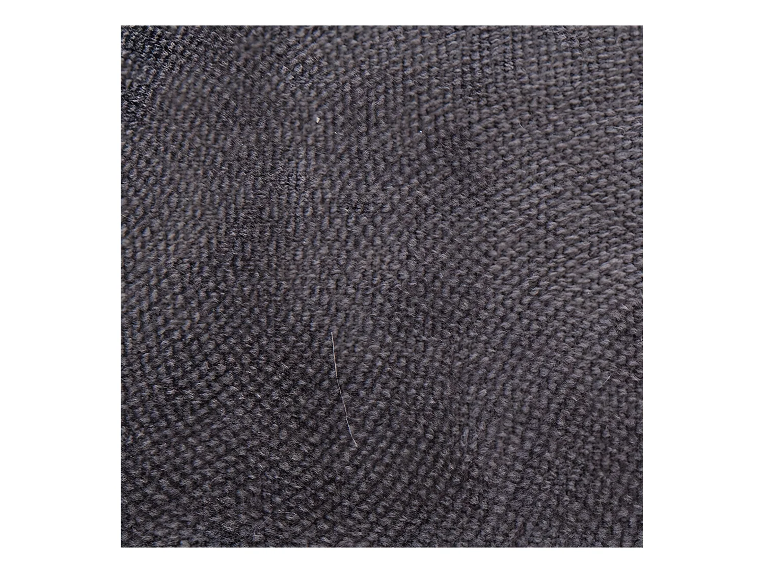 Lot de 6 coussins déhoussables en polyester coloris Gris foncé - longueur 45 x Profondeur 5 x Hauteur 45 cm