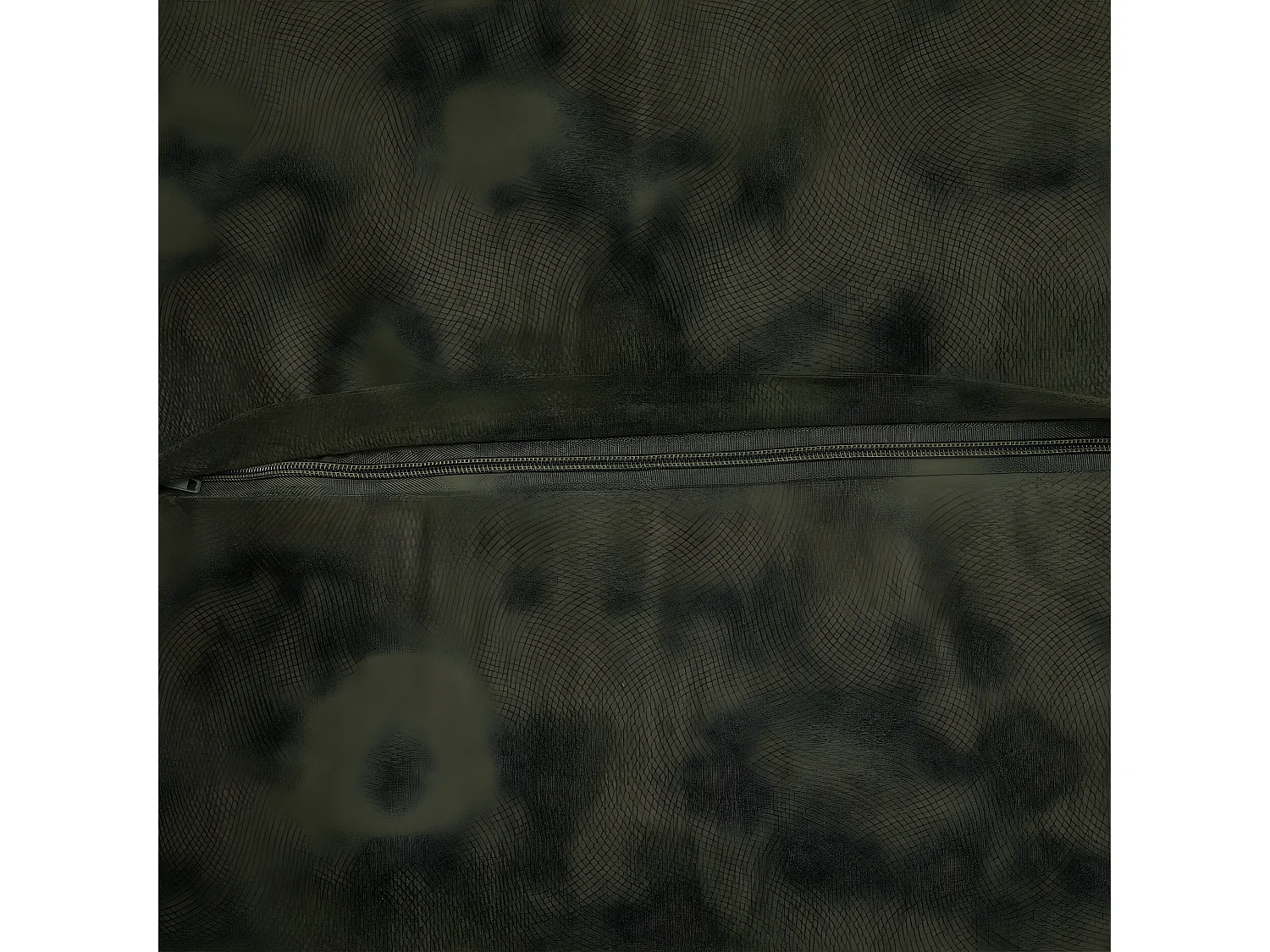 Lot de 2 coussins déhoussables en polyester coloris vert kaki - longueur 45 x Profondeur 5 x Hauteur 45 cm