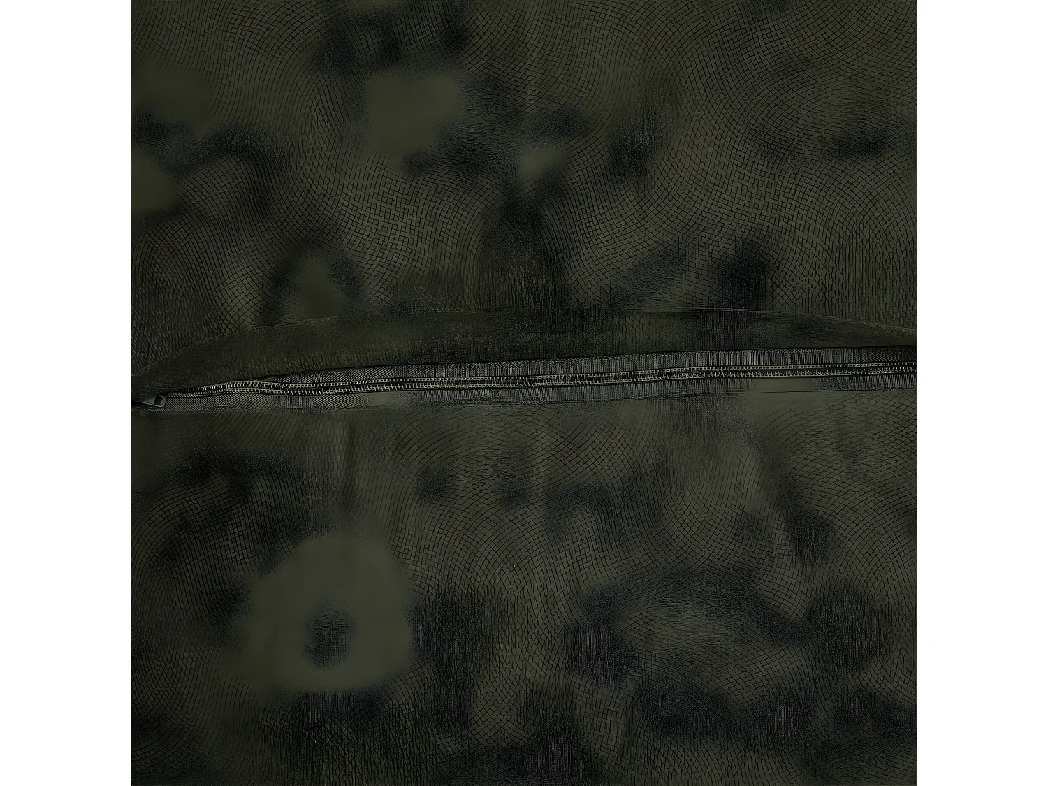 Lot de 4 coussins déhoussables en polyester coloris vert kaki - longueur 45 x Profondeur 5 x Hauteur 45 cm