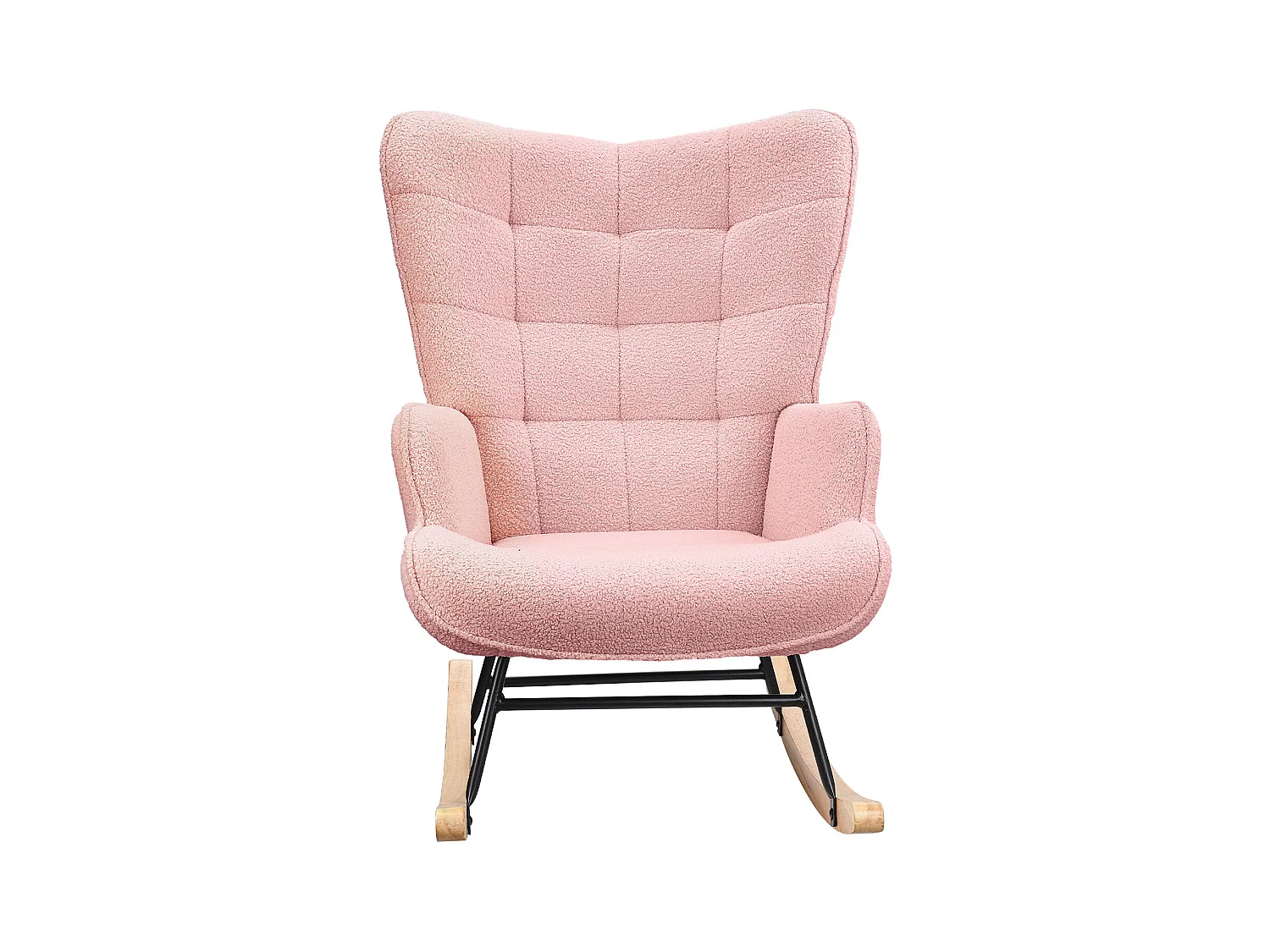 Schommelstoel voor volwassenen - Ergonomische schommelstoel voor buiten - voor de woonkamer - Roze