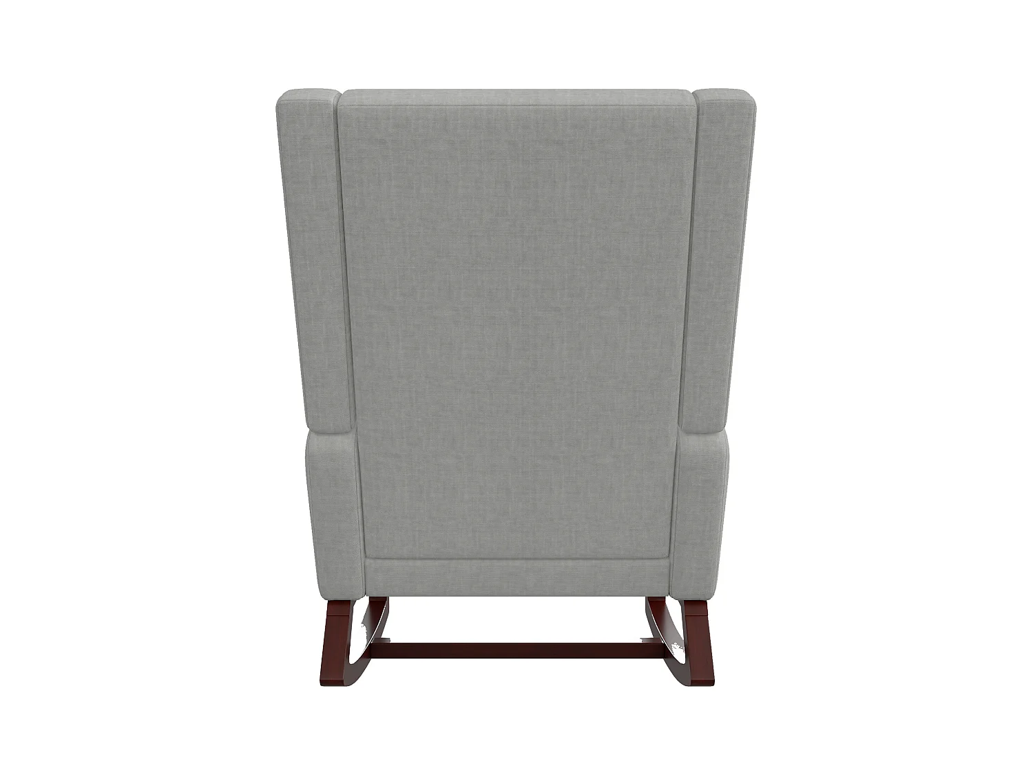 Fauteuil à bascule, Chaise à Bascule - Jambes Rétractable Chaise - Gris