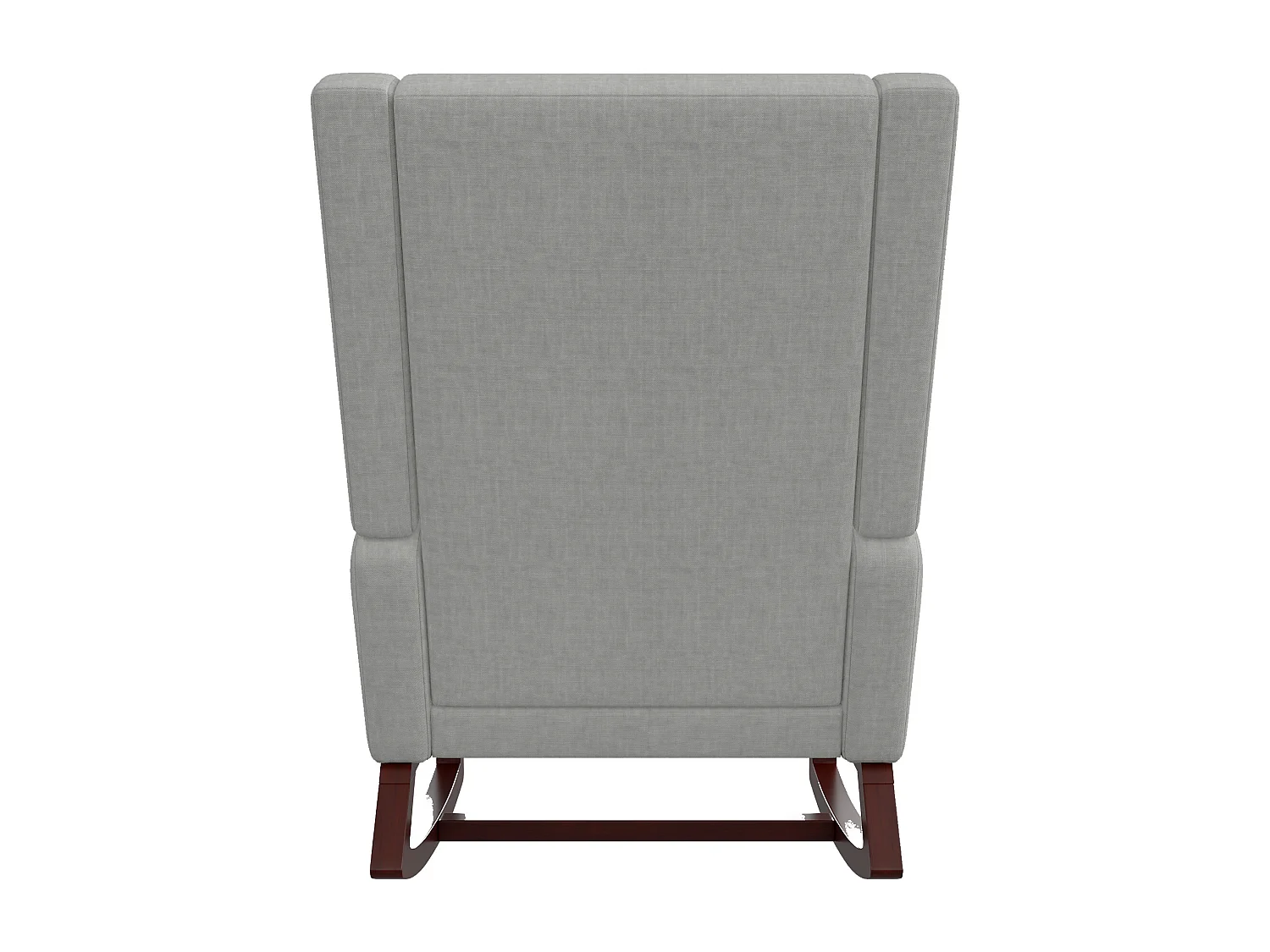 Fauteuil à bascule, Chaise à Bascule - Jambes Rétractable Chaise - Gris