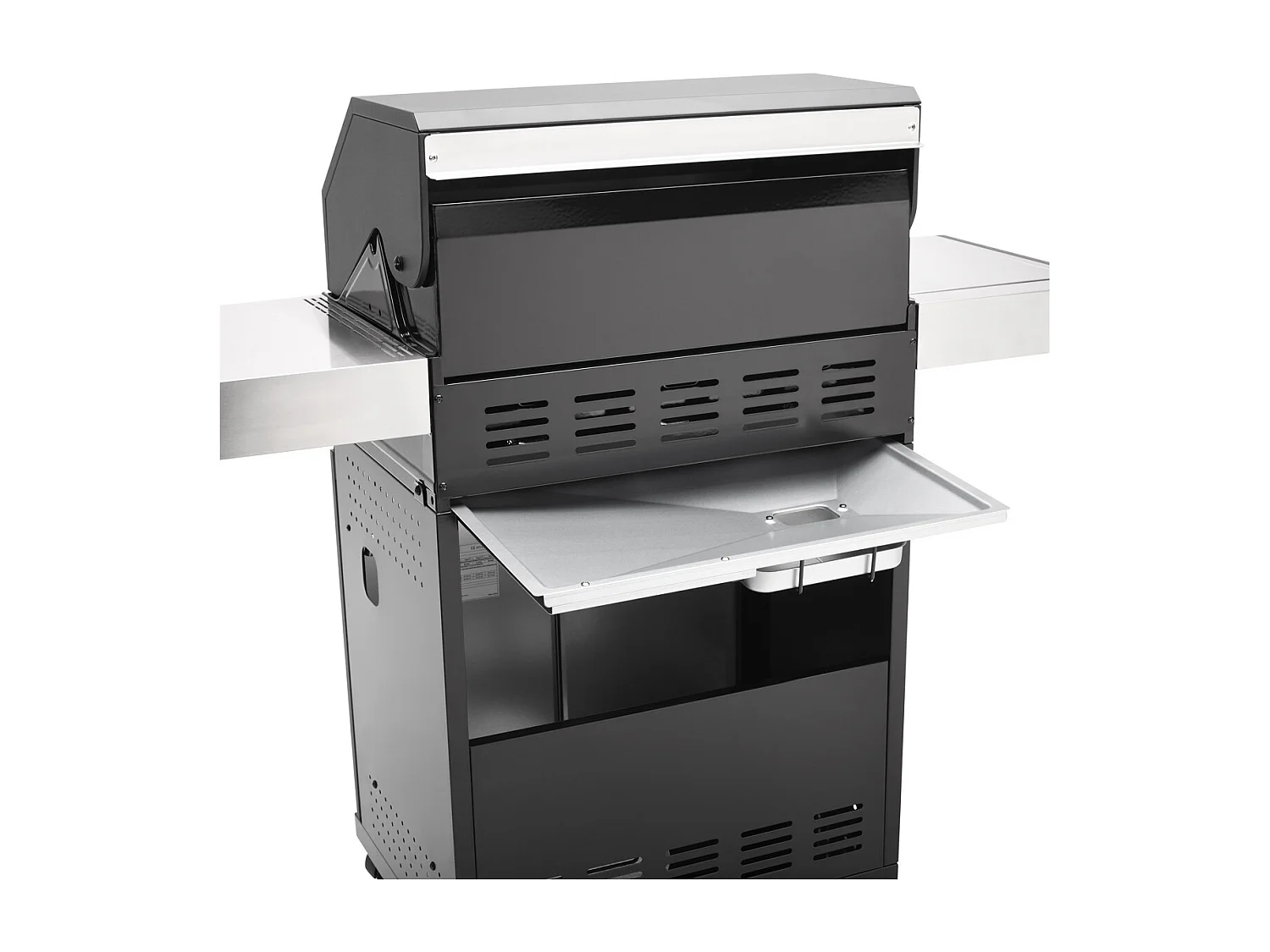 Gasgrill BLACK 3+1 + Drehspieß-Set