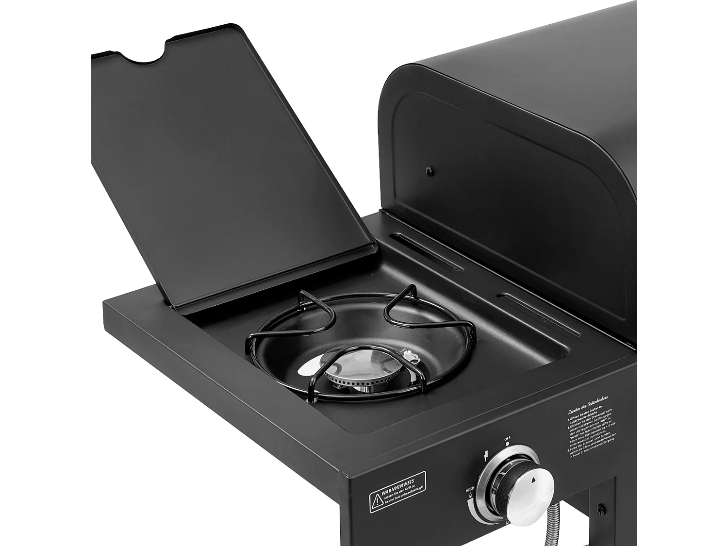 GASGRILL und Smoker HERO DUO Set inkl. Abdeckhaube und Gasdruckregler