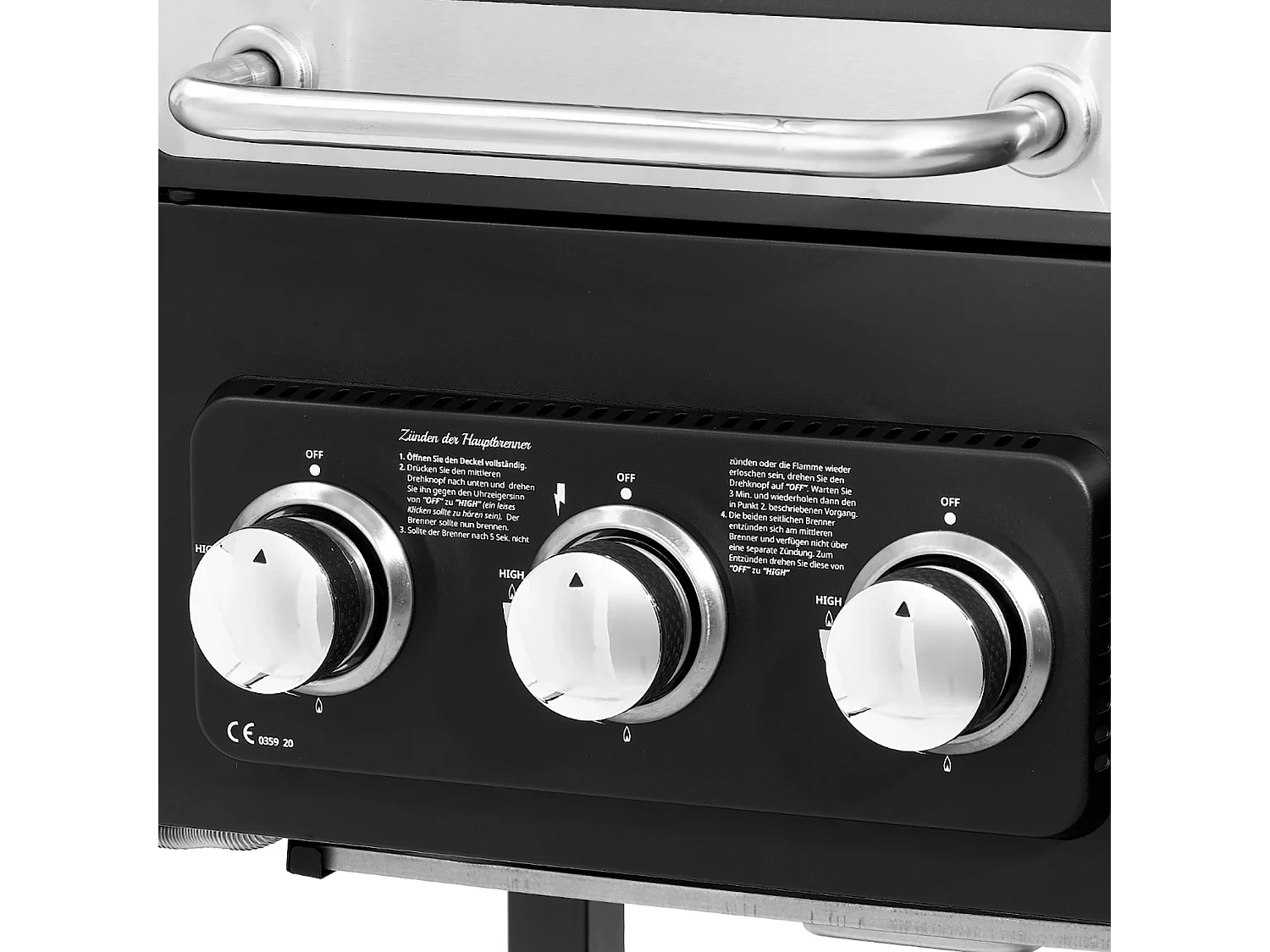 GASGRILL und Smoker HERO DUO Set inkl. Abdeckhaube und Gasdruckregler