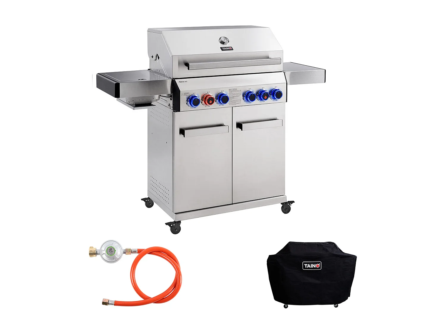 Gasgrill Set PLATINUM 4+2