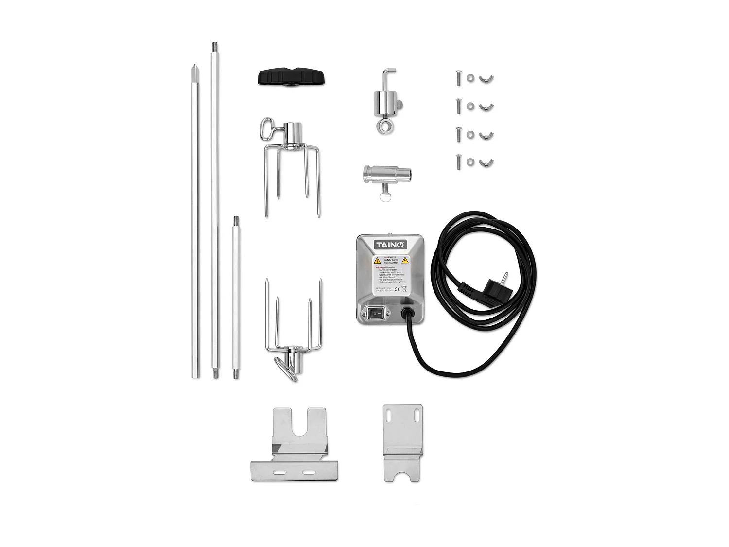 Gasgrill BLACK 2+1 + Drehspieß-Set