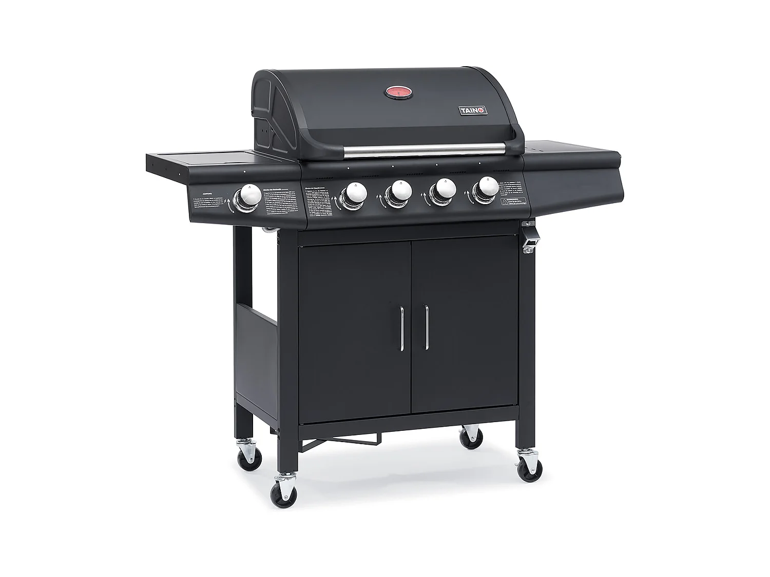 GASGRILL RED 4+1 4 Brenner