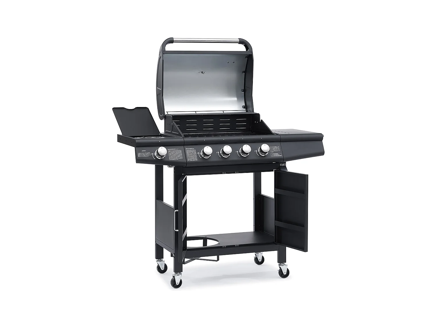 GASGRILL RED 4+1 4 Brenner