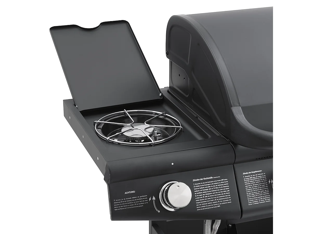 GASGRILL RED 4+1 4 Brenner