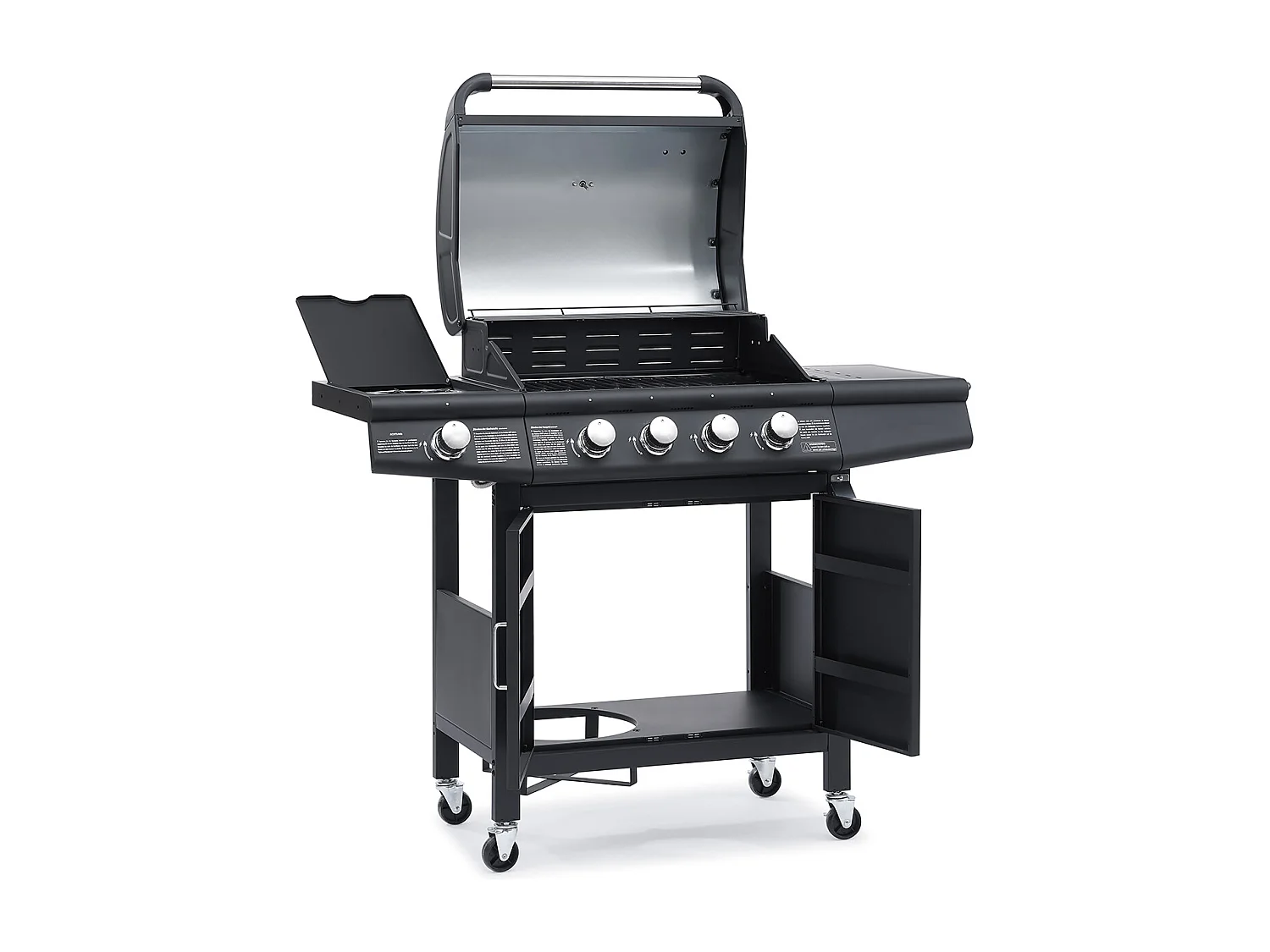 GASGRILL RED 4+1 4 Brenner