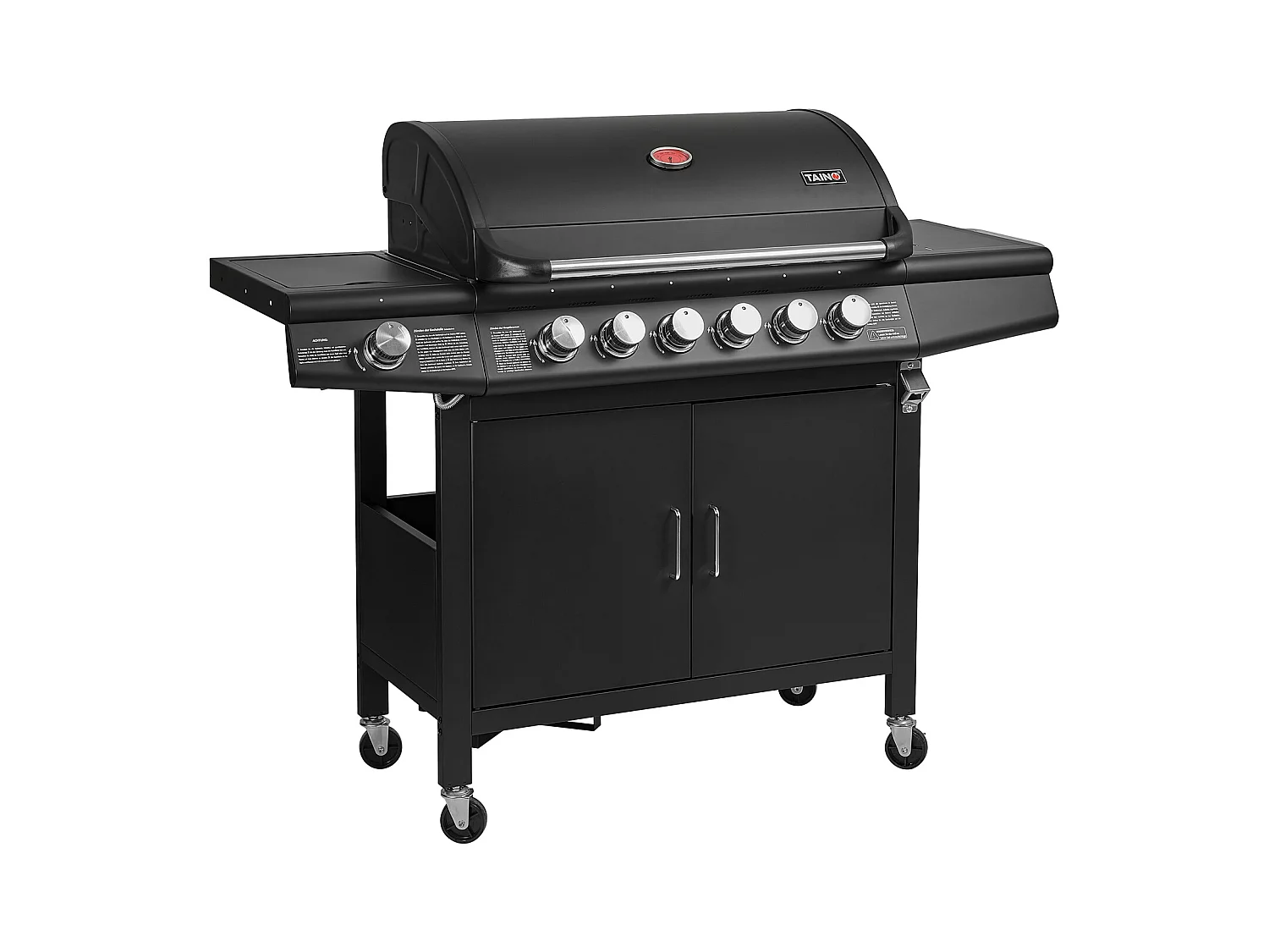 GASGRILL RED 6+1 6 Brenner