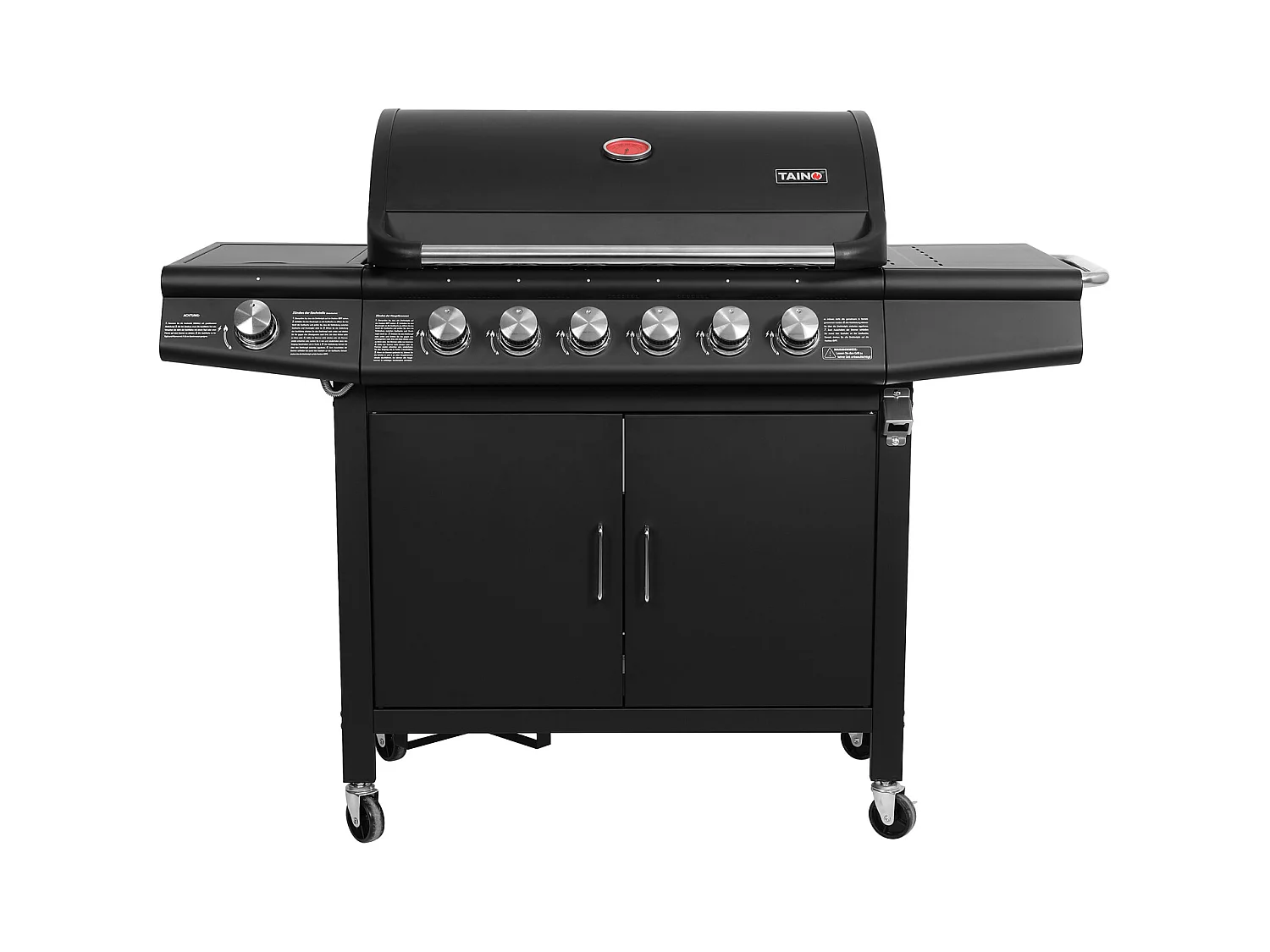 GASGRILL RED 6+1 6 Brenner