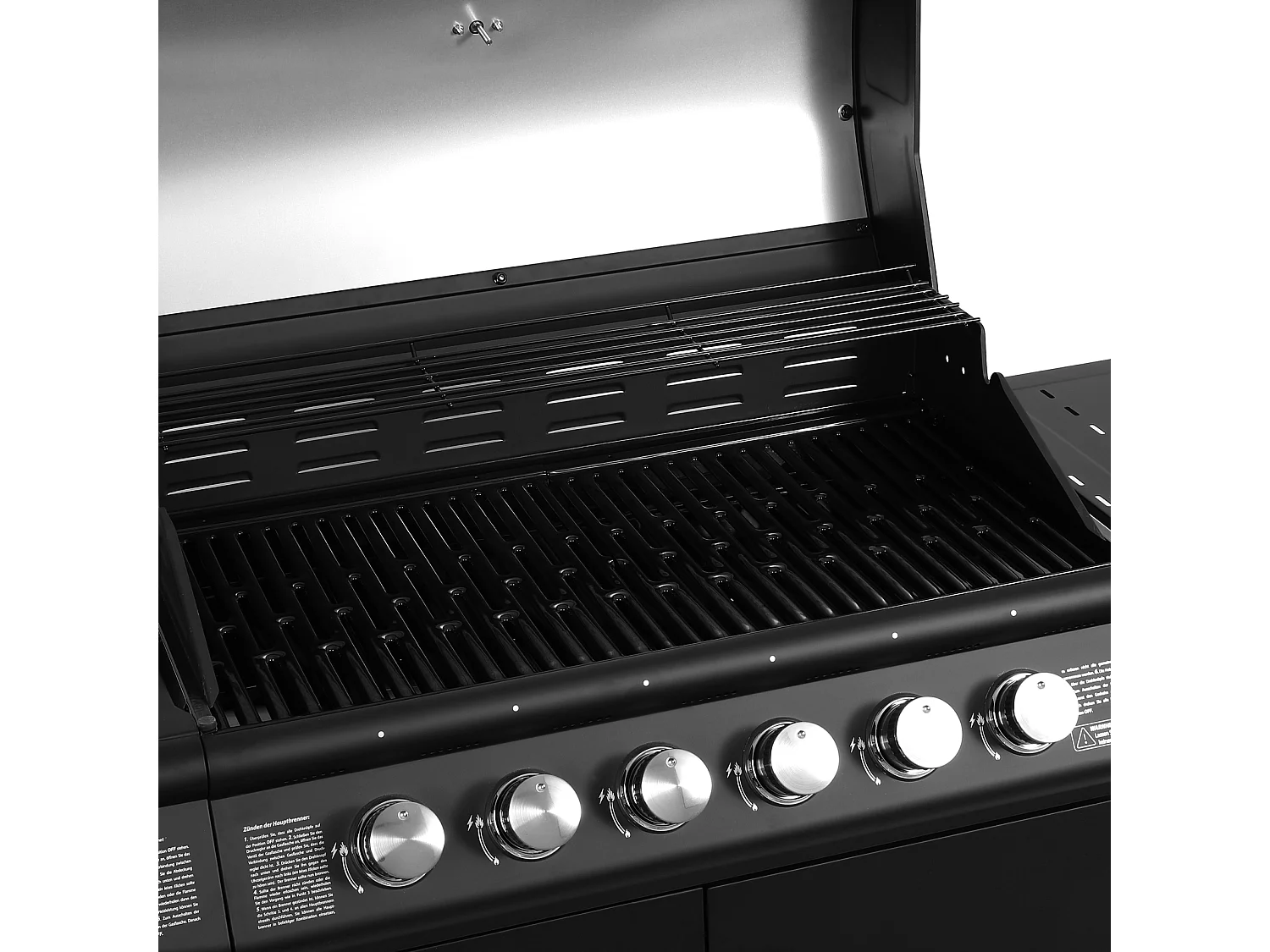 GASGRILL RED 6+1 6 Brenner