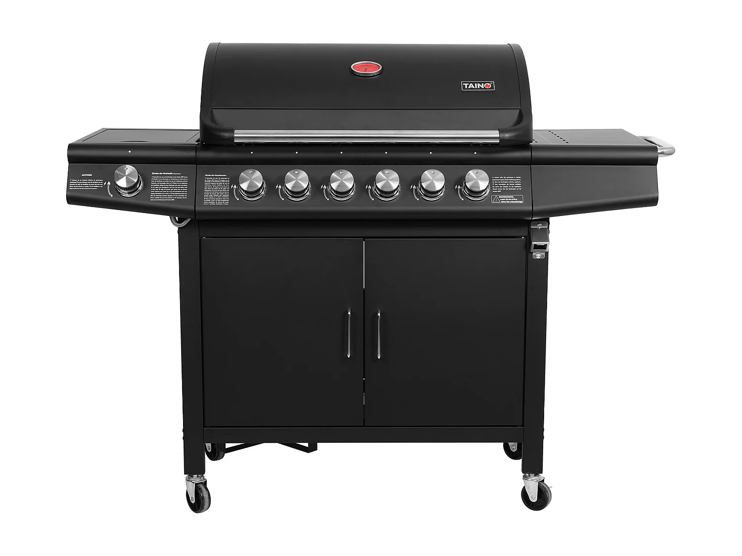 GASGRILL RED 6+1 6 Brenner