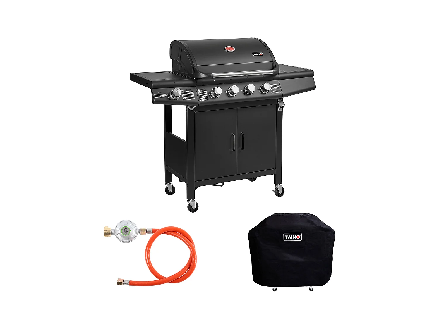 Gasgrill Set RED 4+1