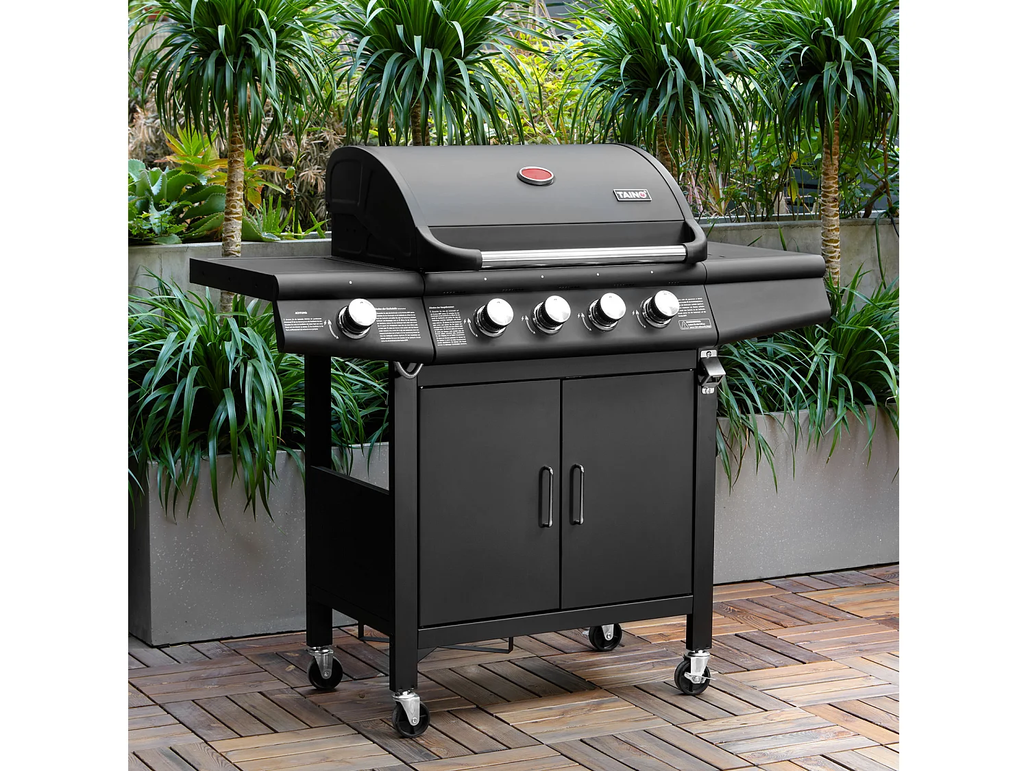 Gasgrill Set RED 4+1