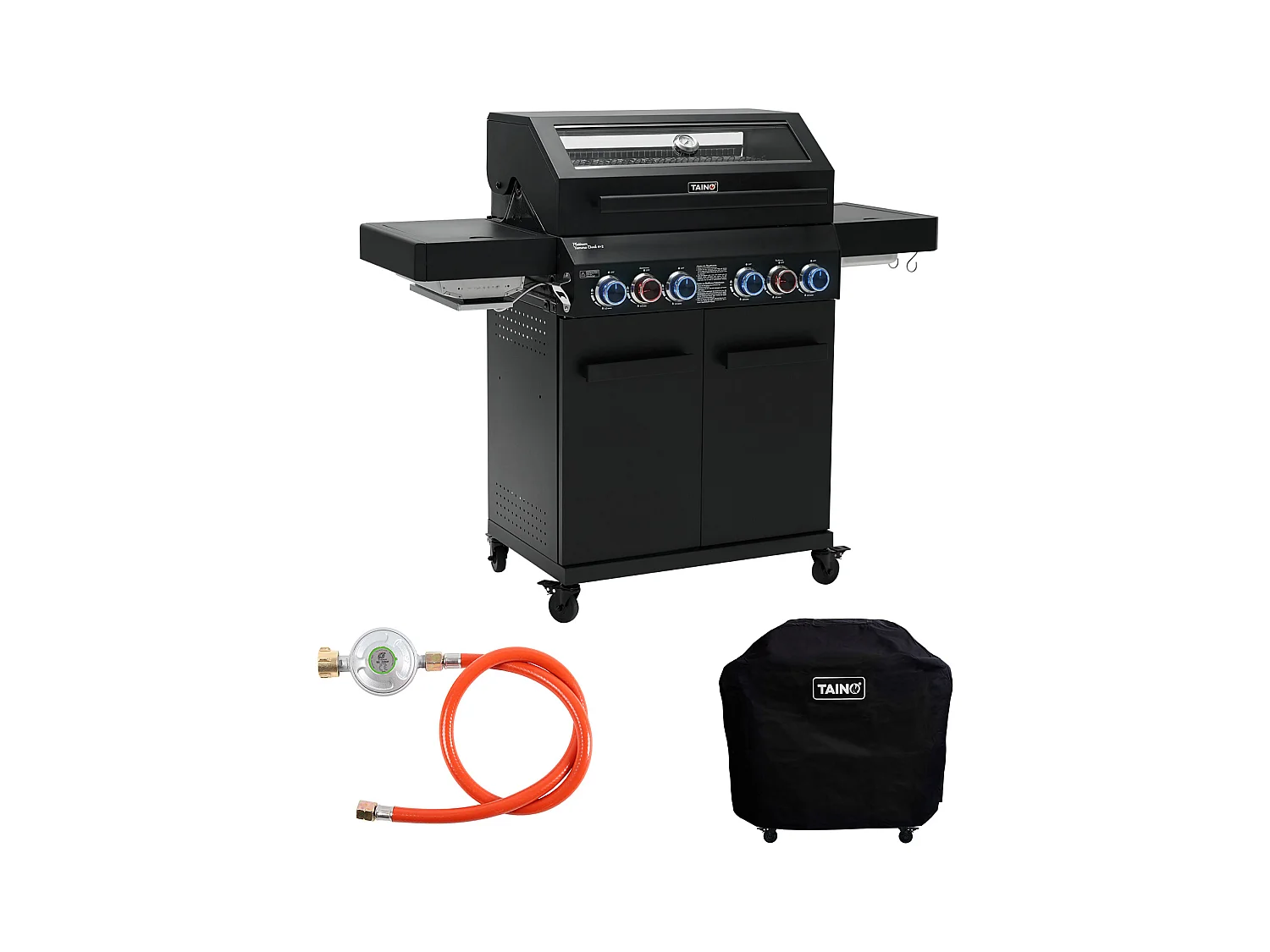 GASGRILL PLATINUM YAMARA DARK 4+2 Set