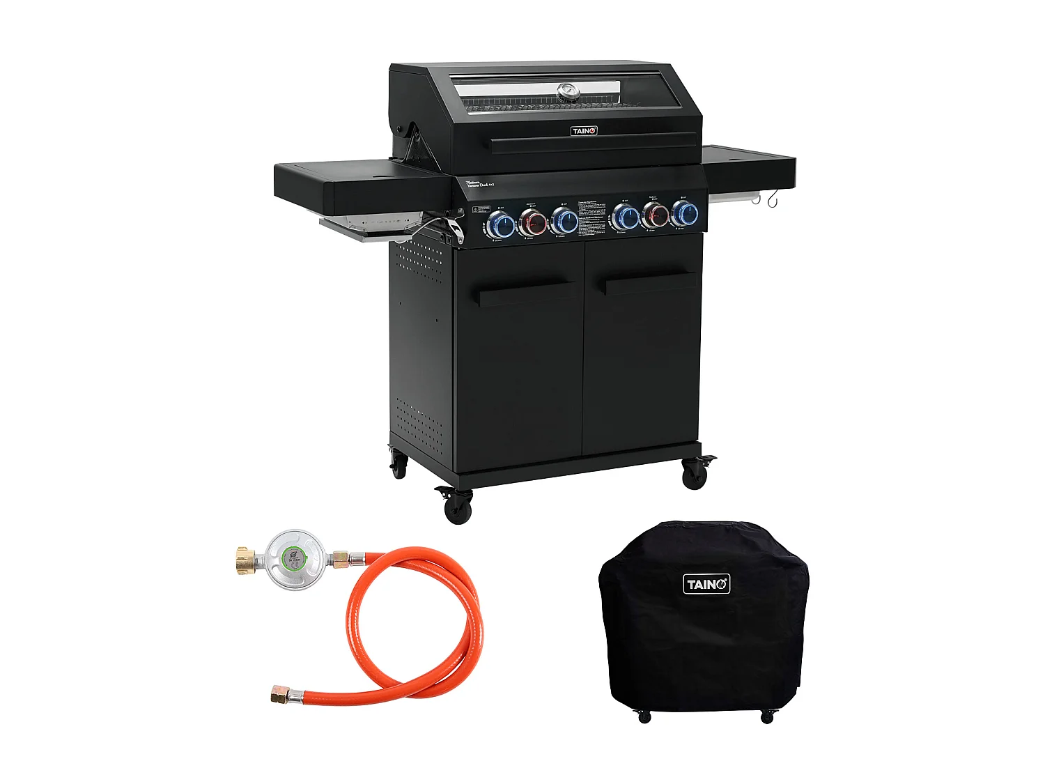 GASGRILL PLATINUM YAMARA DARK 4+2 Set