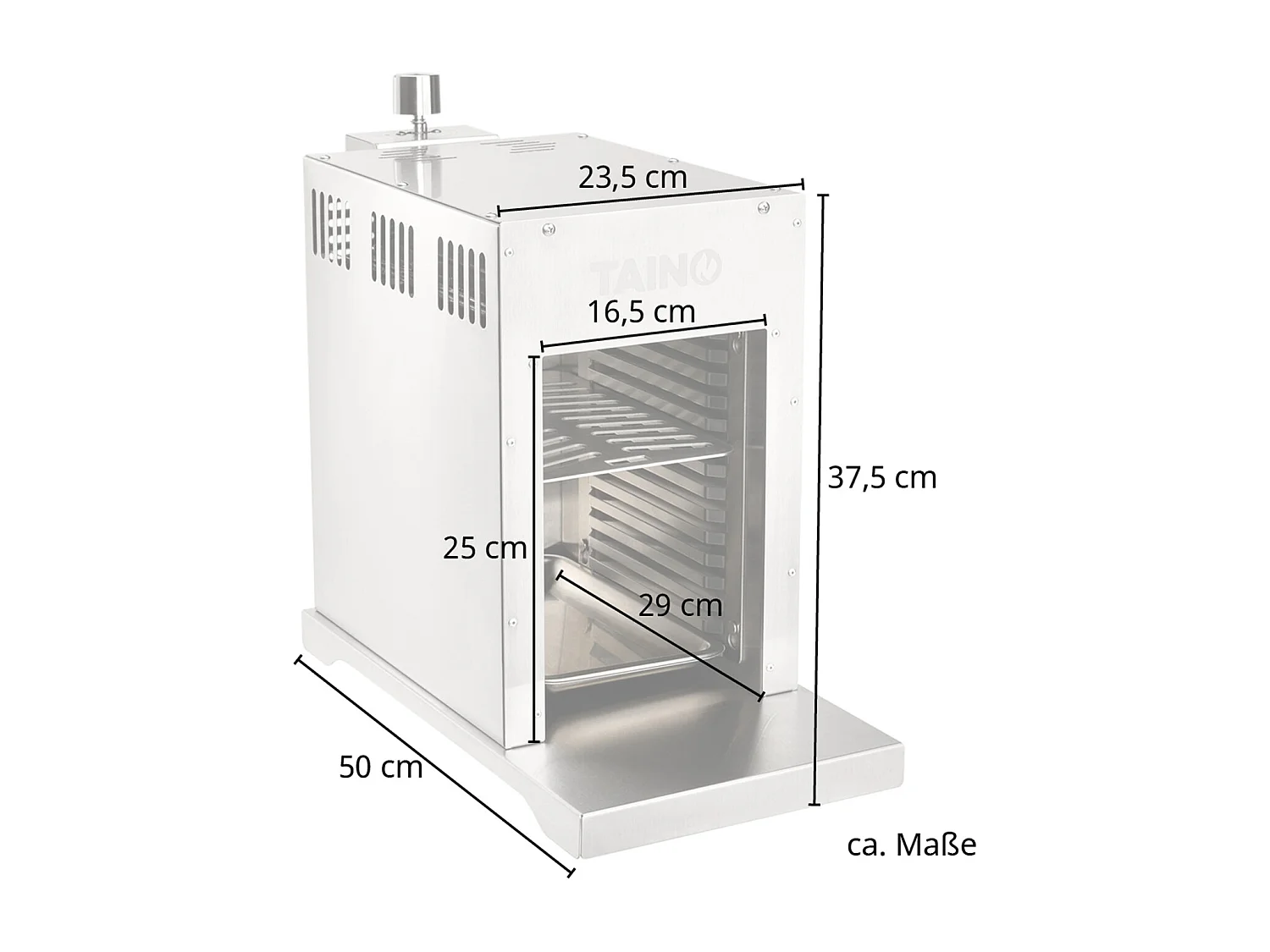 OBERHITZEGRILL Gas Edelstahl