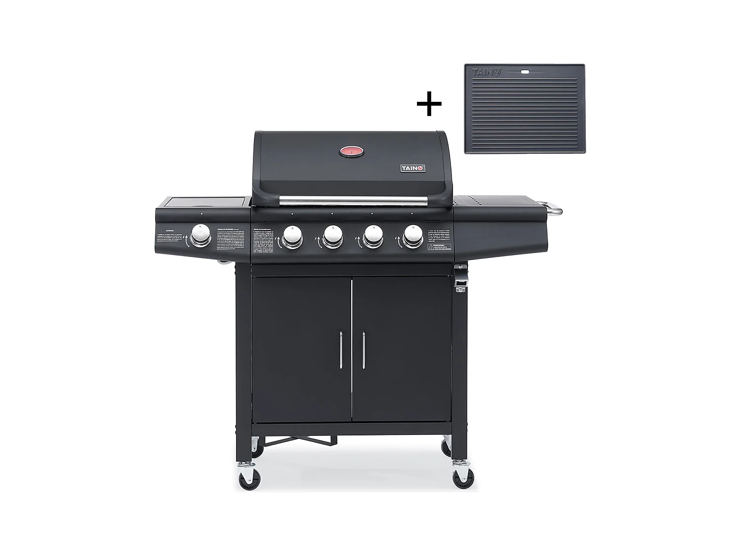 Gasgrill Set RED 4+1