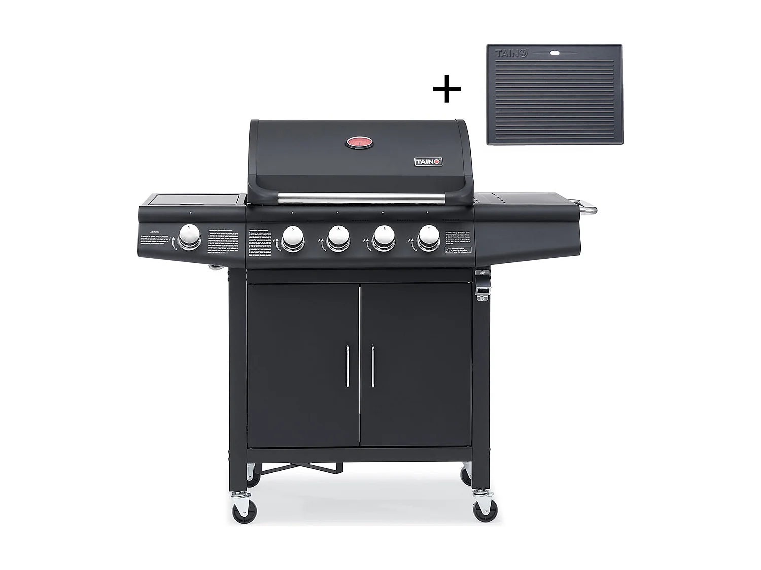 Gasgrill Set RED 4+1