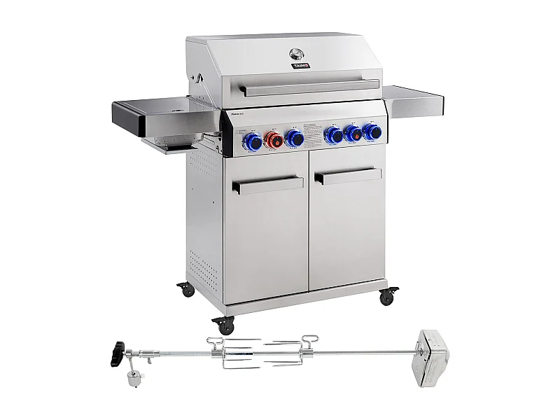 Gasgrill PLATINUM 4+2 + Drehspieß-Set