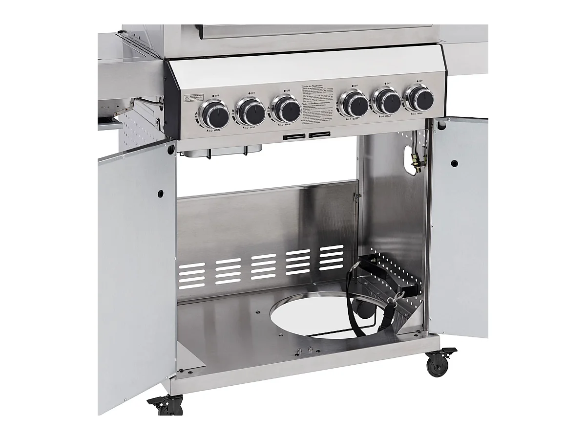 Gasgrill PLATINUM 4+2 + Drehspieß-Set