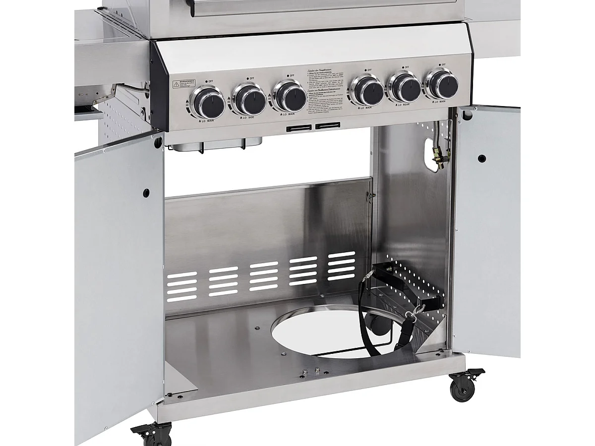 Gasgrill PLATINUM 4+2 + Drehspieß-Set