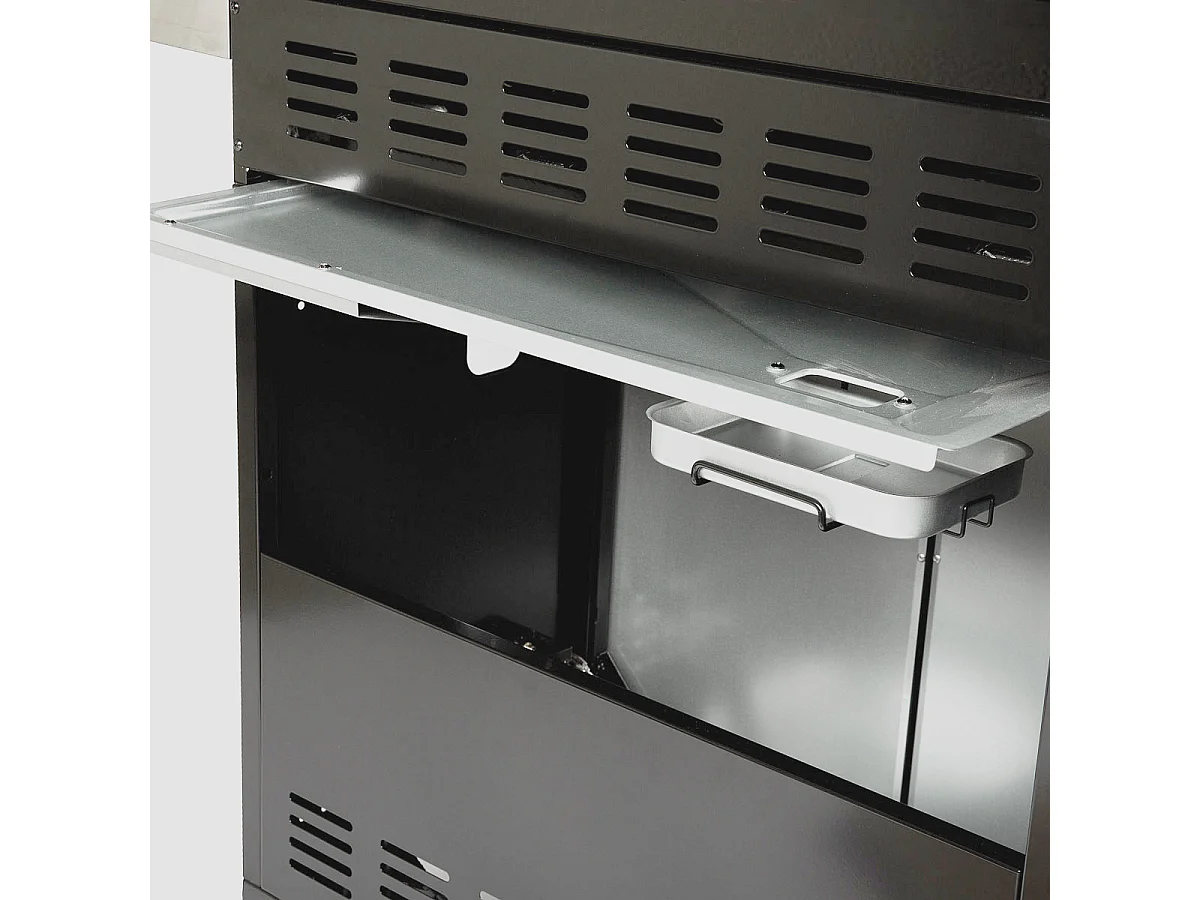 Gasgrill BLACK 4+1 Set Drehspieß