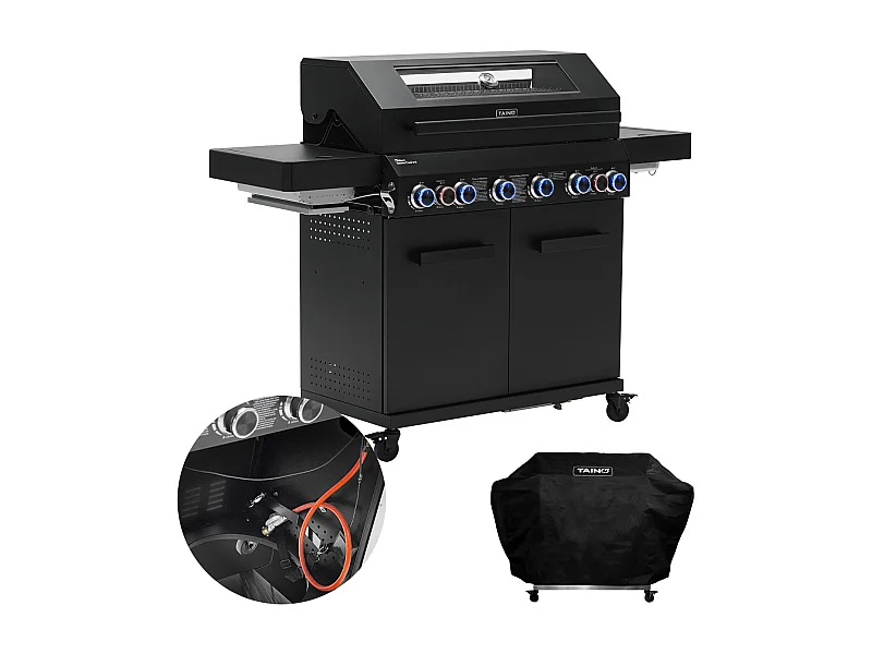 GASGRILL PLATINUM YAMARA DARK 6+2 Set