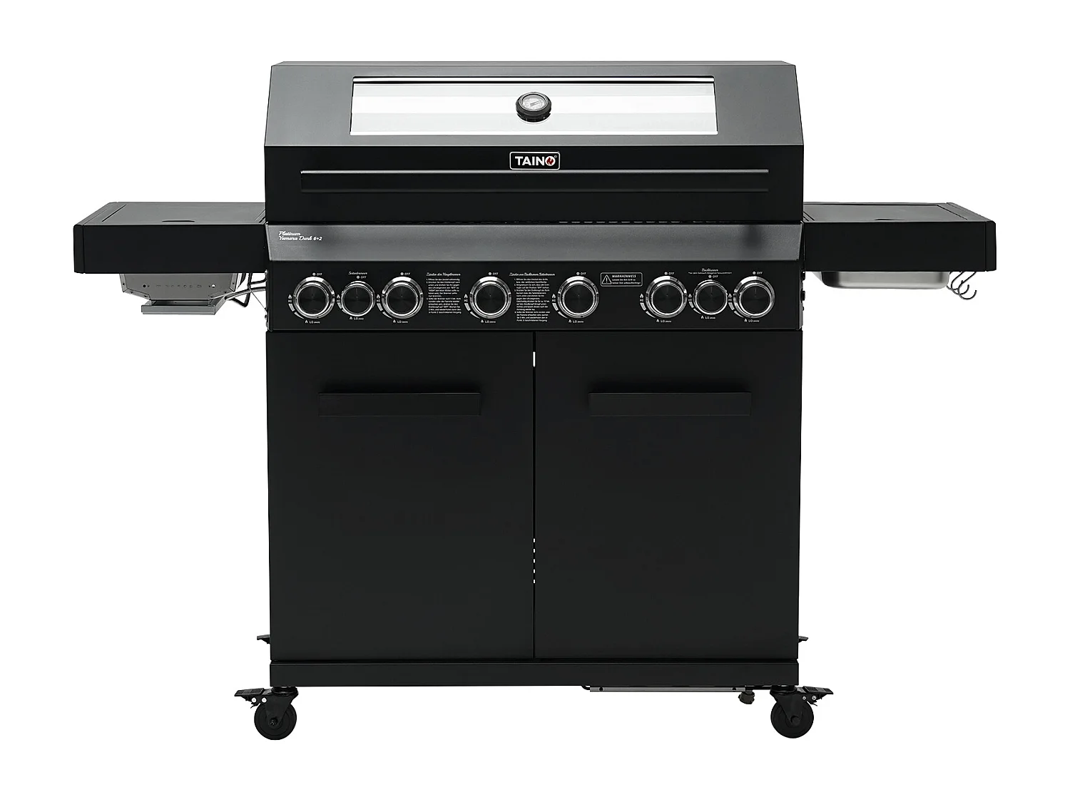 GASGRILL PLATINUM YAMARA DARK 6+2 Set