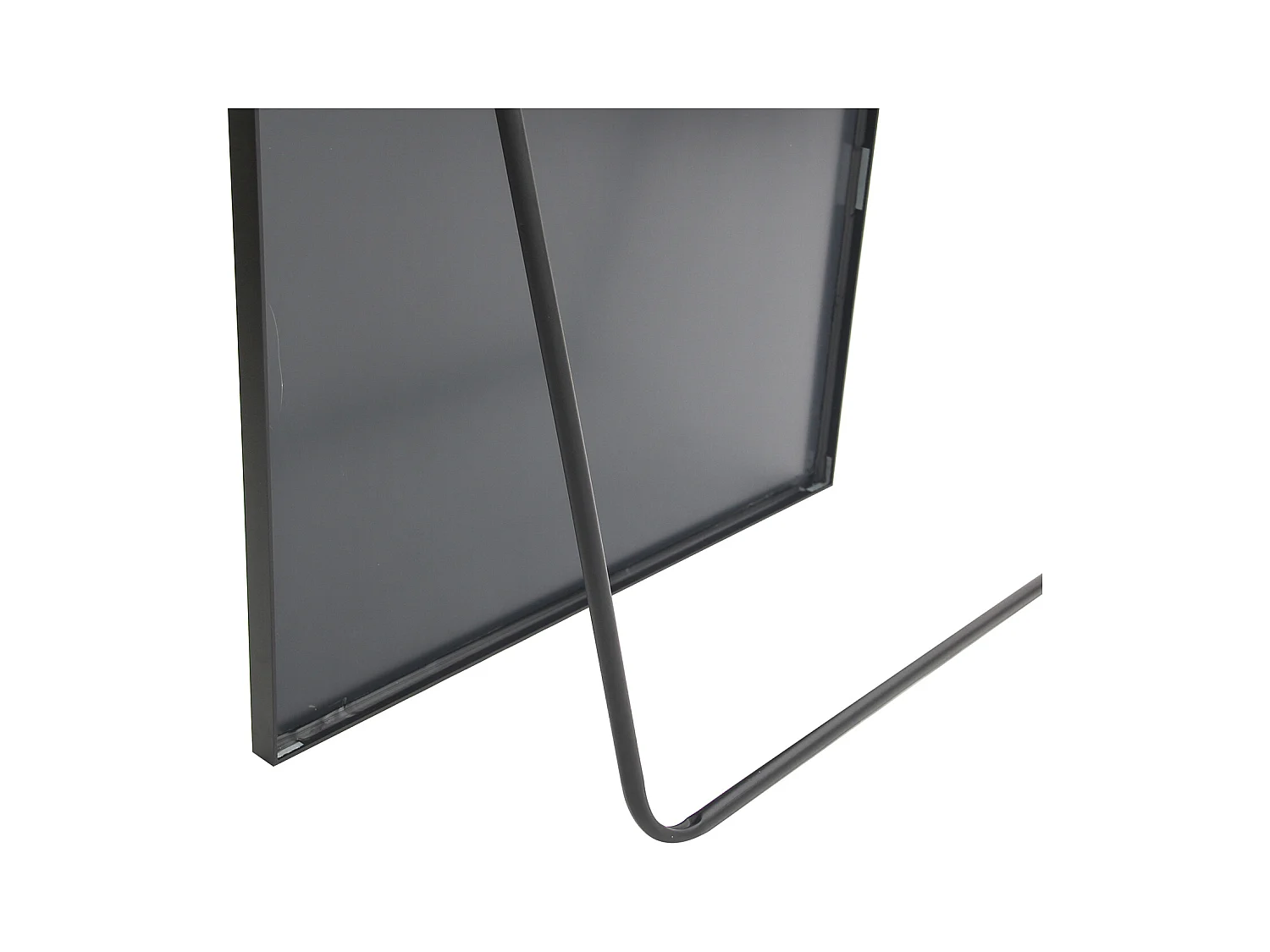 Miroir complet arqué, 180 x 80 cm, pleine longueur, monté au mur, miroir de sol, pour le salon, Noir