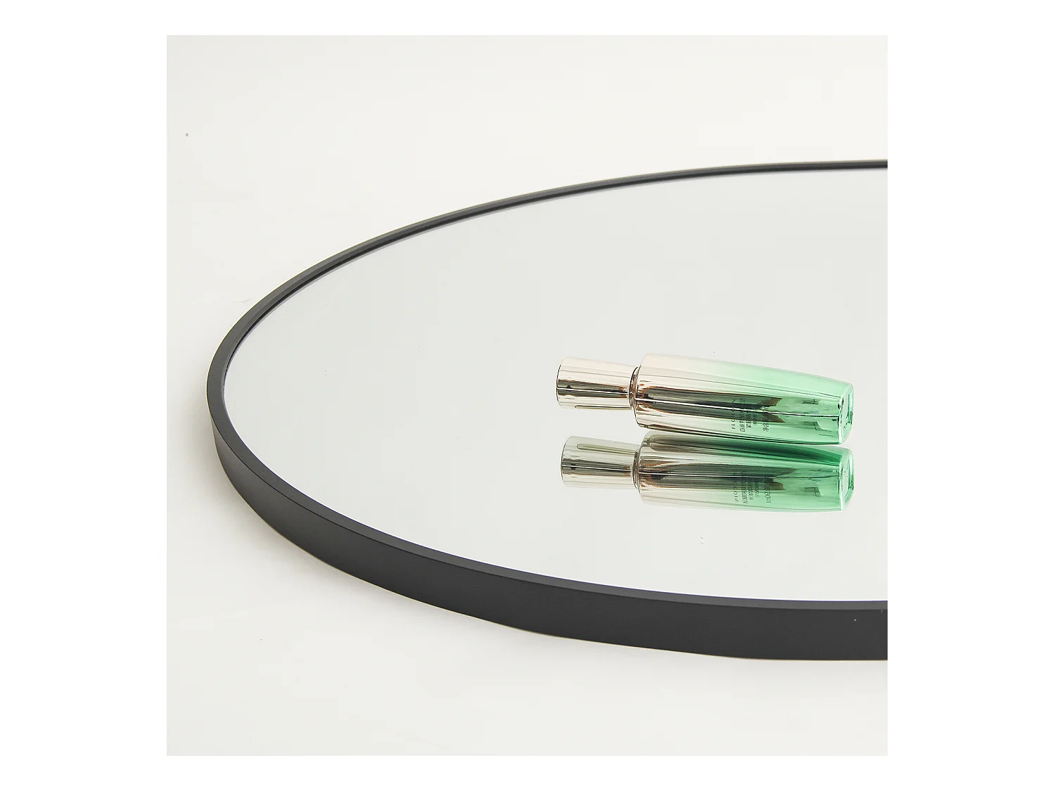 Miroir complet arqué, 180 x 80 cm, pleine longueur, monté au mur, miroir de sol, pour le salon, Noir