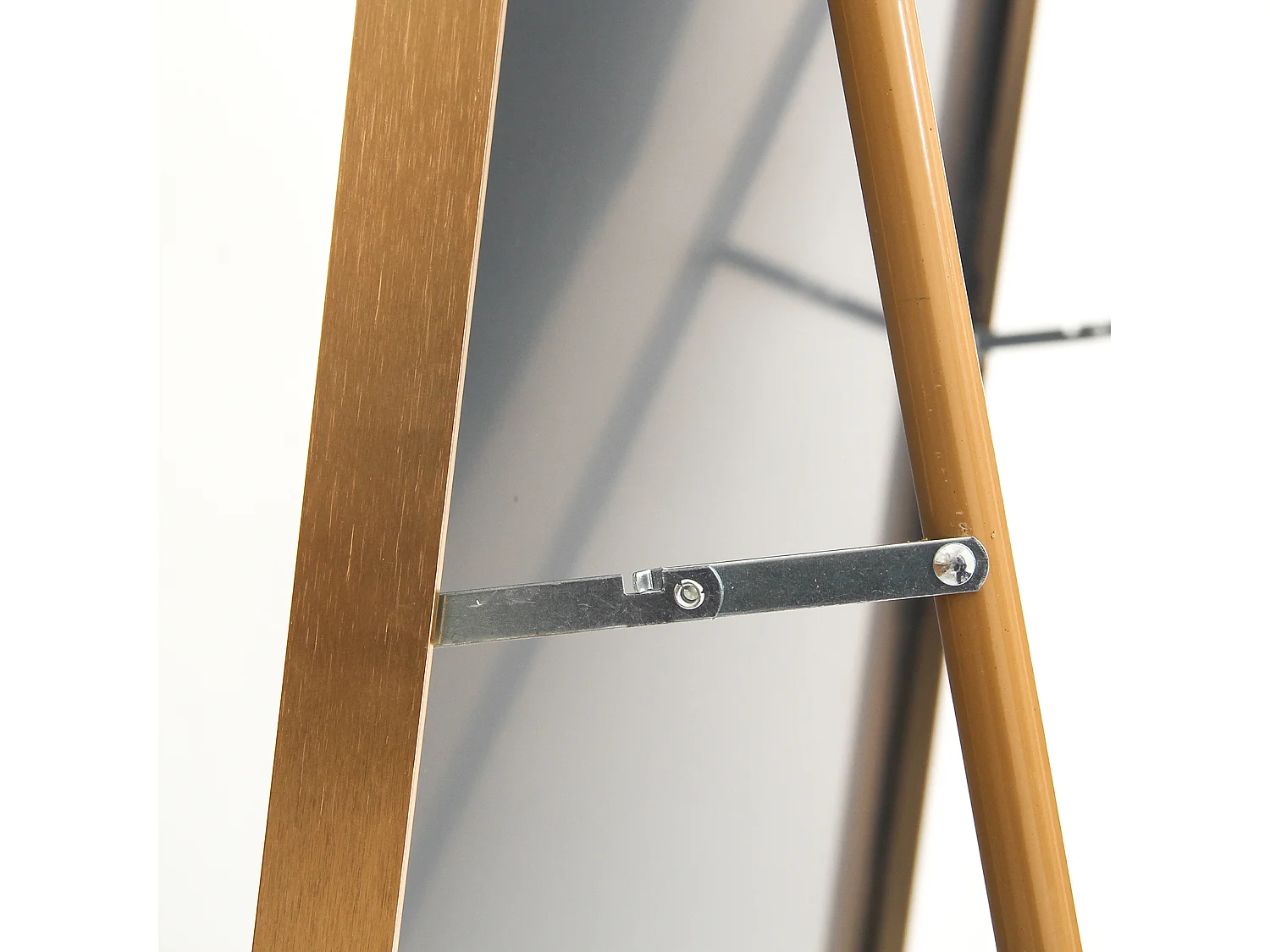 Miroir complet arqué, 180 x 80 cm, pleine longueur, monté au mur, miroir de sol, pour le salon, Doré