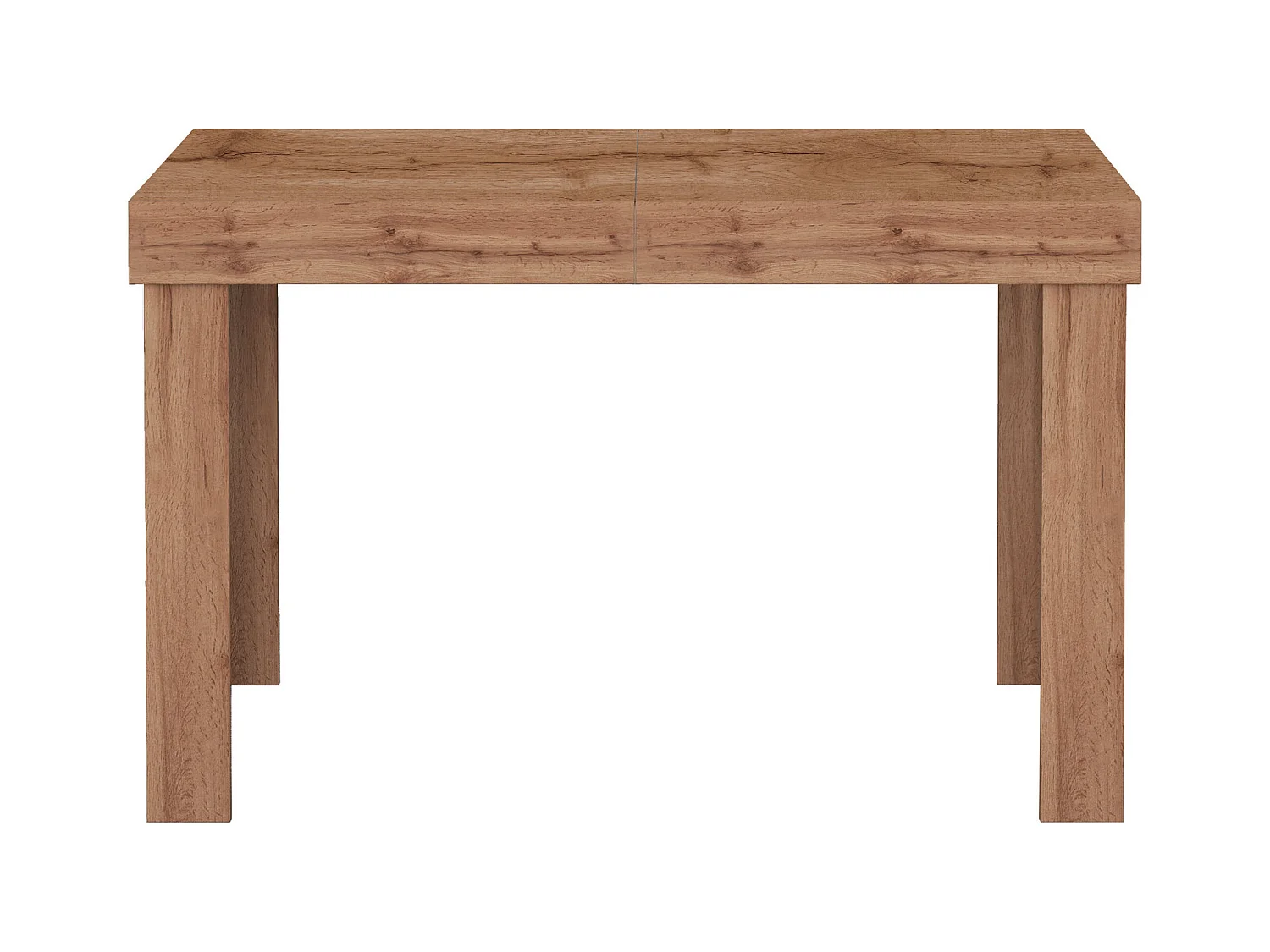 Tavolo allungabile Chronos  ideale per 4-10 persone colore rovere 120/160/200x80x75 cm