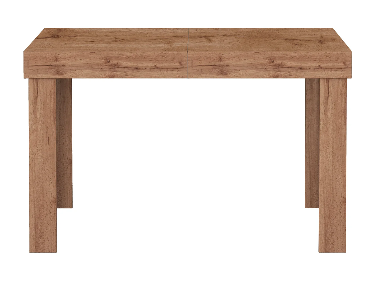 Tavolo allungabile Chronos  ideale per 4-10 persone colore rovere 120/160/200x80x75 cm