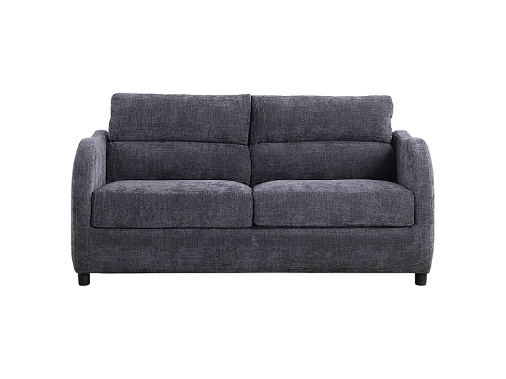 Canapé 3 places gris convertible avec matelas