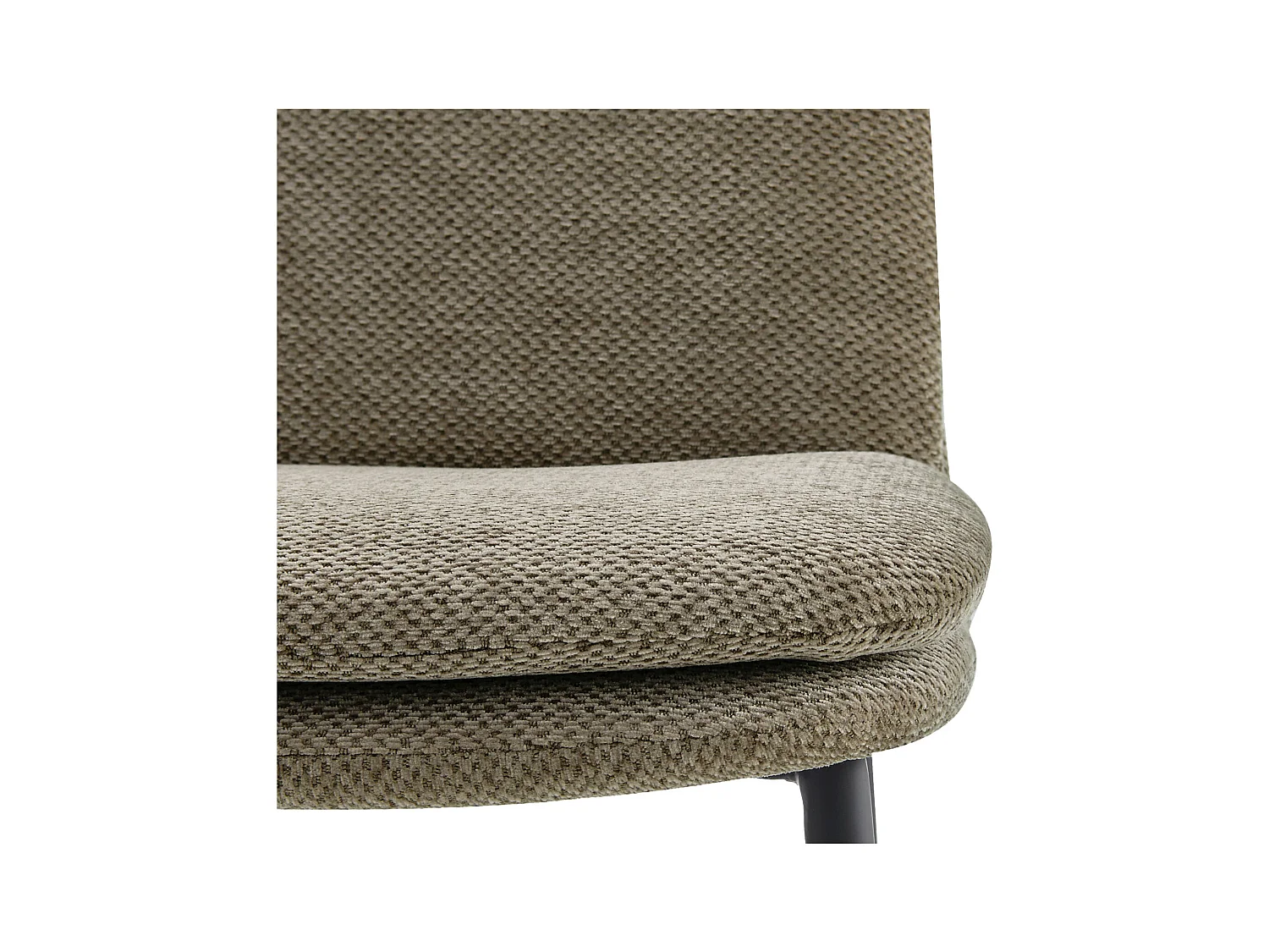 NOLAN-Silla de bar de tela Luxury Marron (x2)