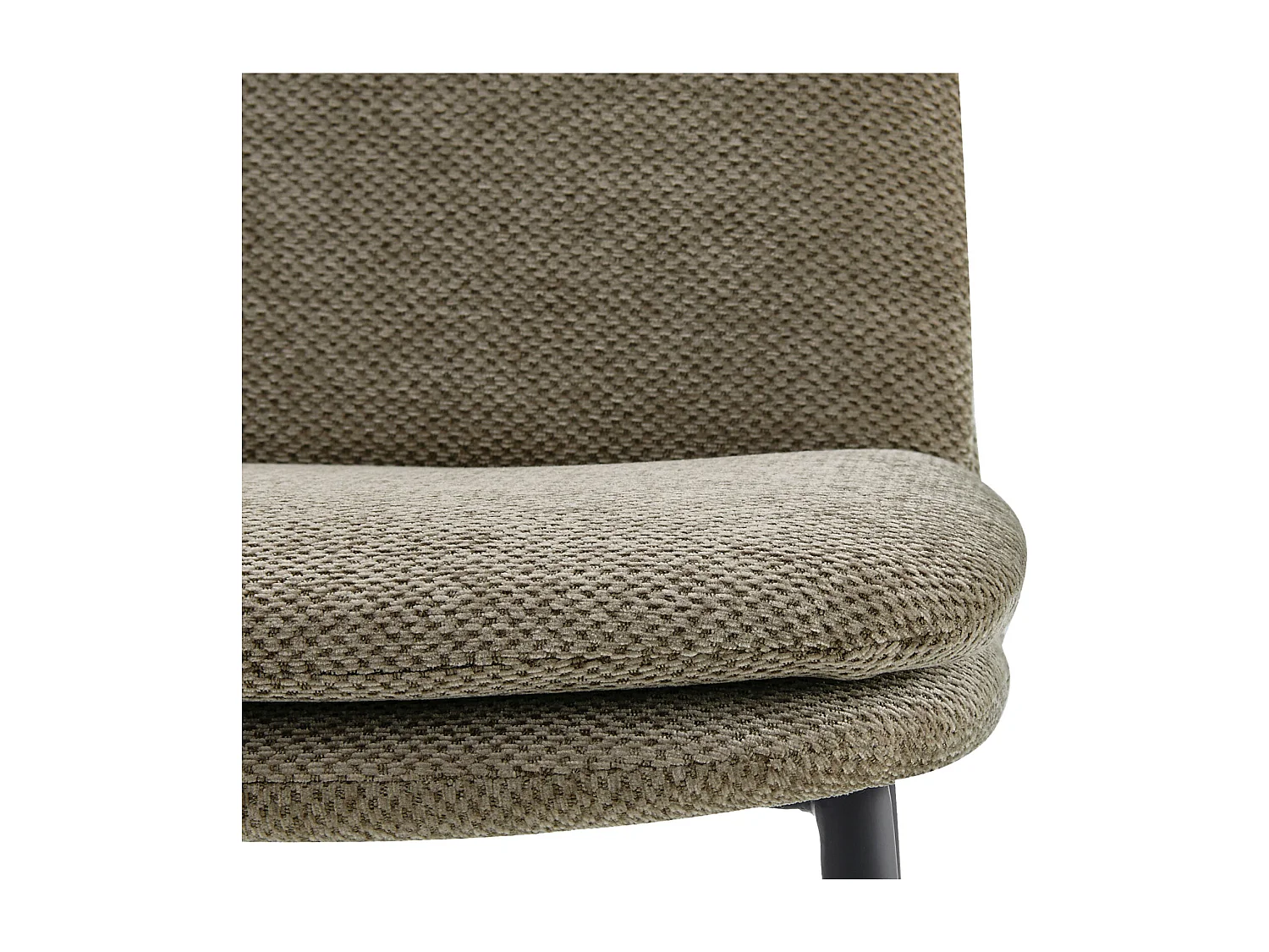 NOLAN-Silla de bar de tela Luxury Marron (x2)