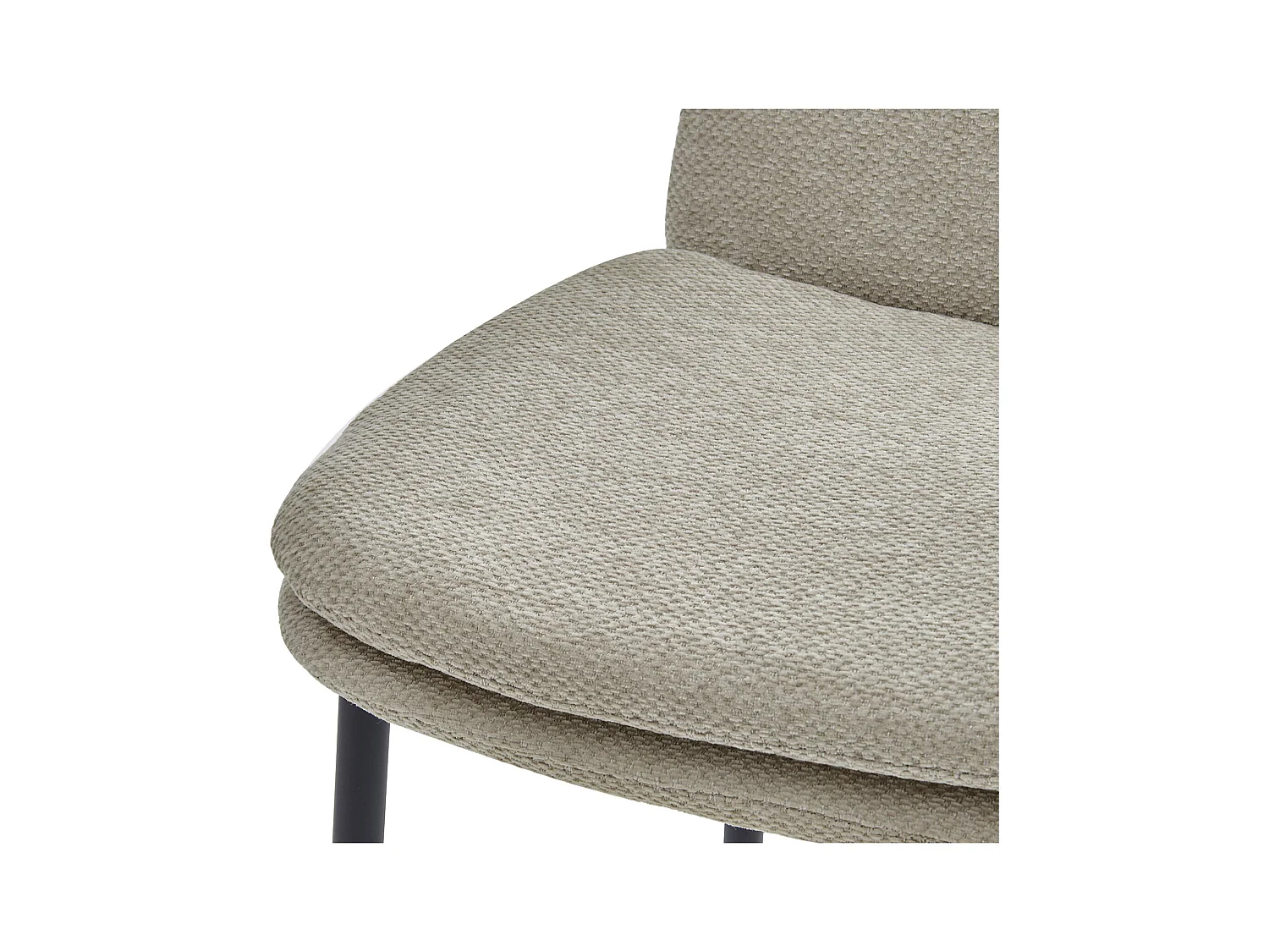 NOLAN-Silla de bar de tela Luxury Beige (x2)