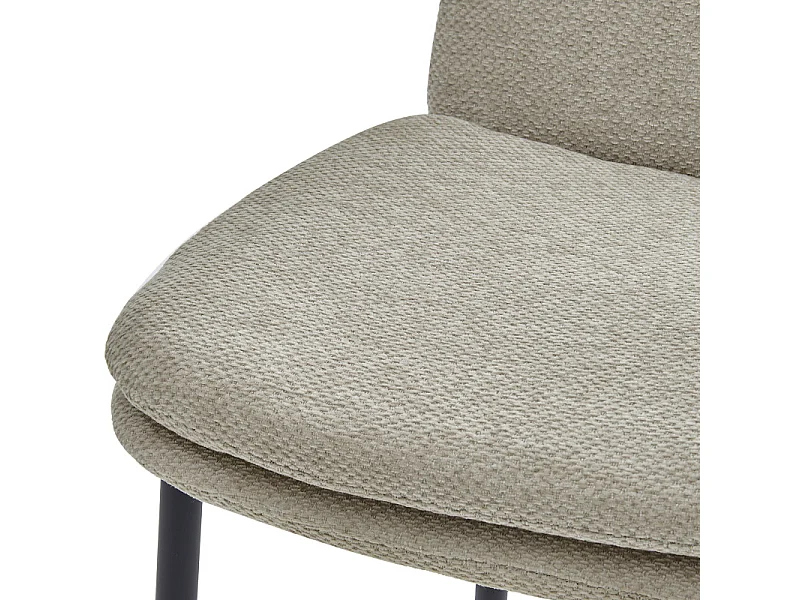 NOLAN-Sedia da bar in tessuto Luxury Beige (x2)