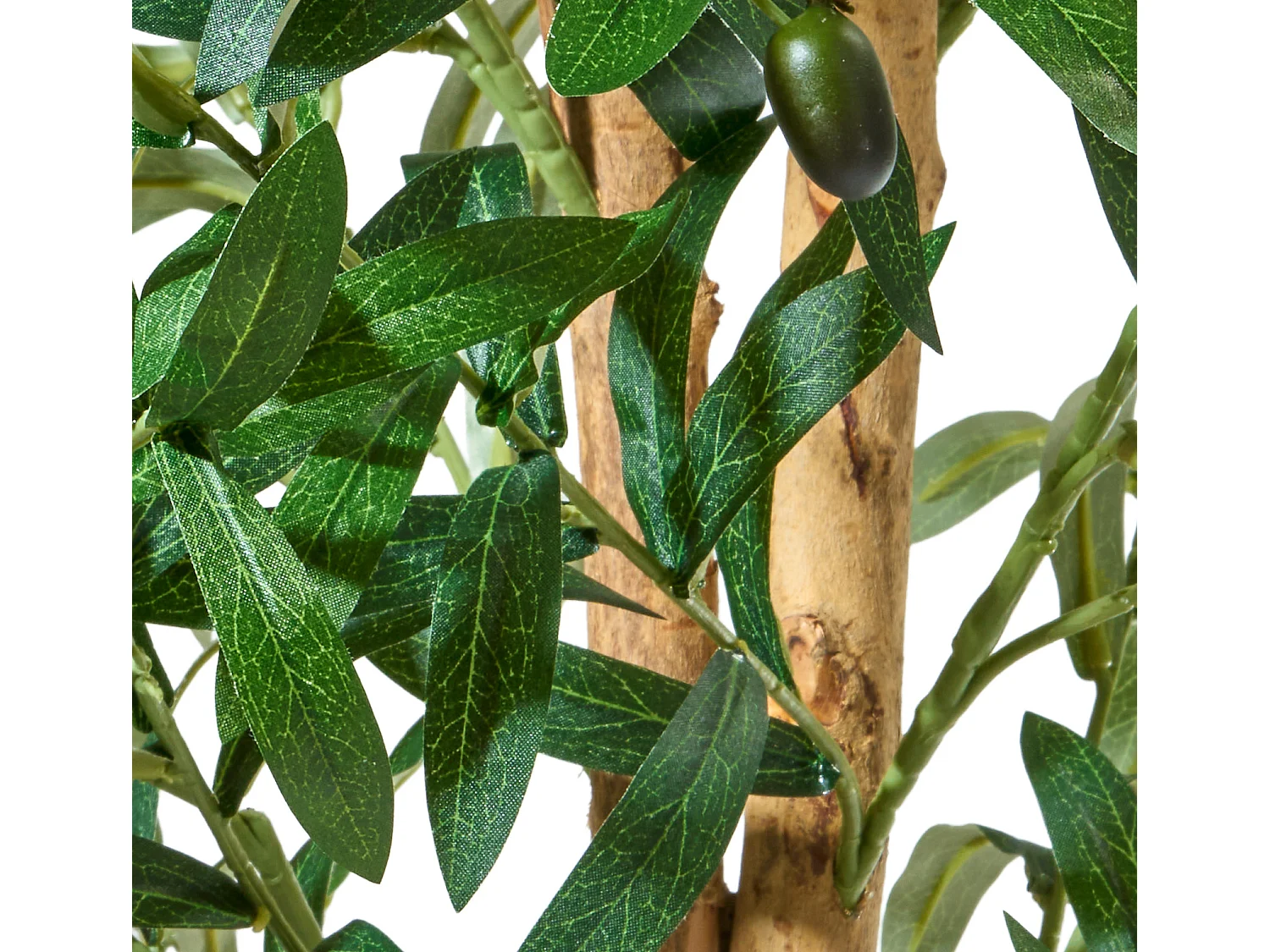 Planta artificial para Salón comedor en Verde 60x60x175cm Olivo