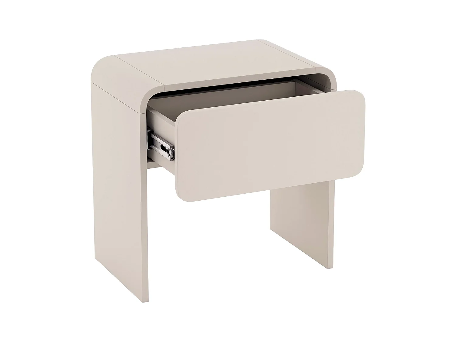 Table de chevet avec tiroir - gris cachemire 50 cm - LUMMO