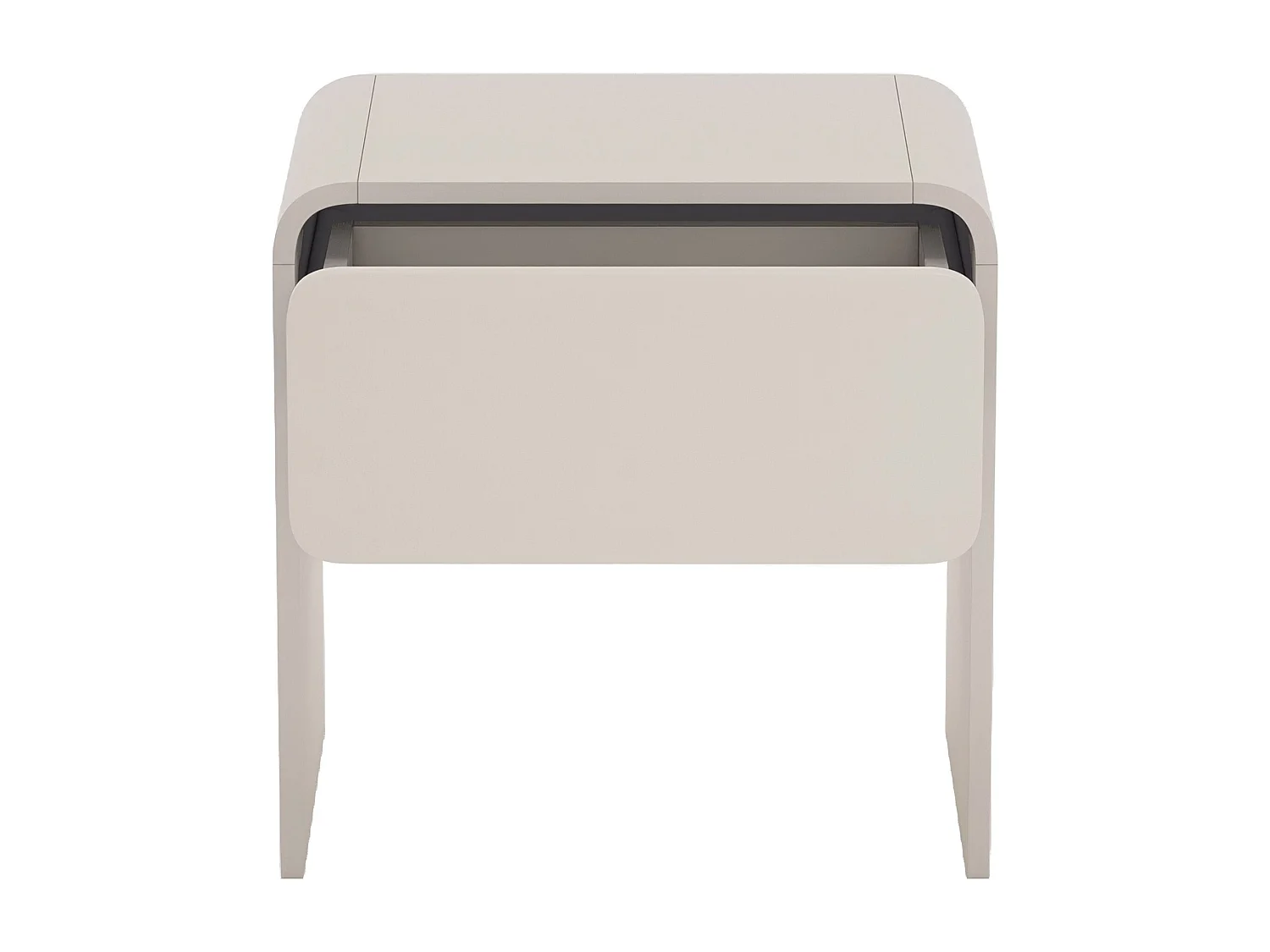 Table de chevet avec tiroir - gris cachemire 50 cm - LUMMO