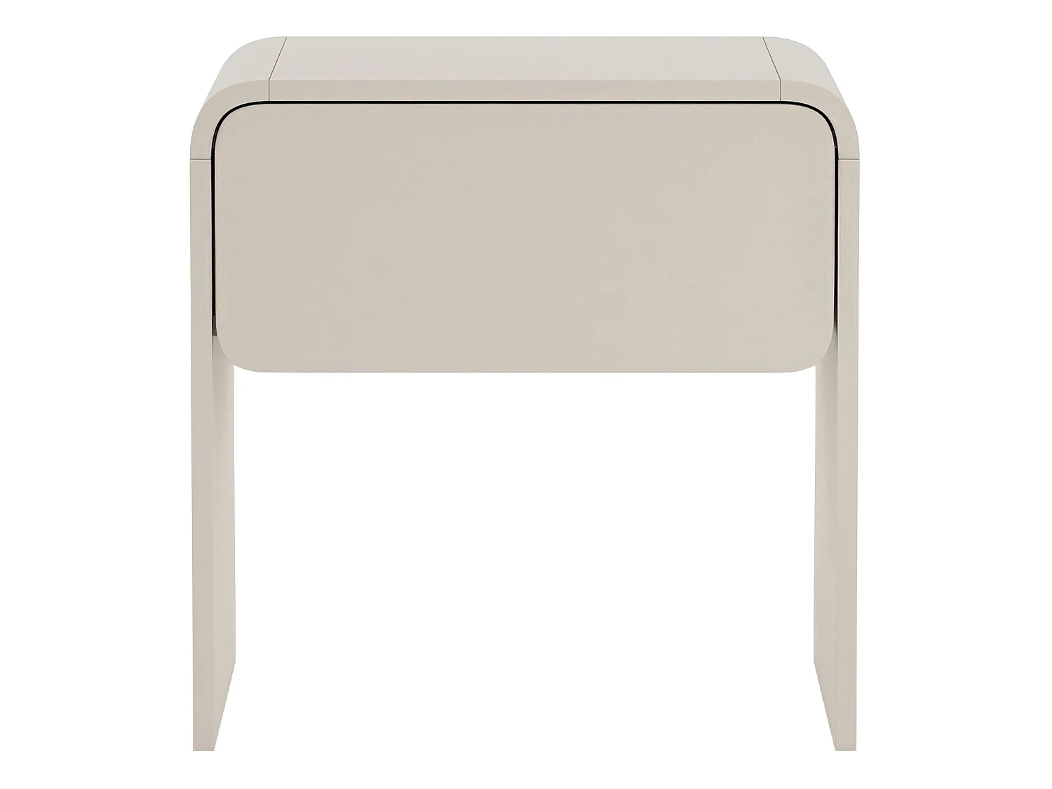 Table de chevet avec tiroir - gris cachemire 50 cm - LUMMO