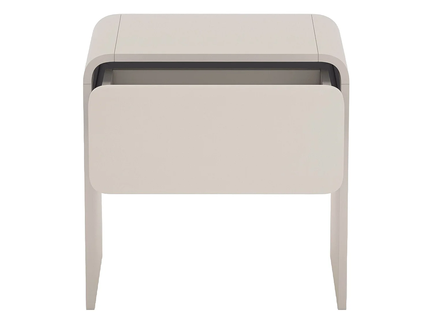 Table de chevet avec tiroir - gris cachemire 50 cm - LUMMO